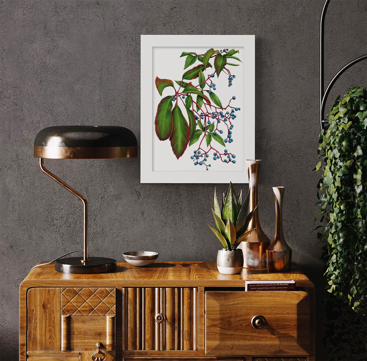 Virginia Creeper - Open Edition Paper Print - Image 2