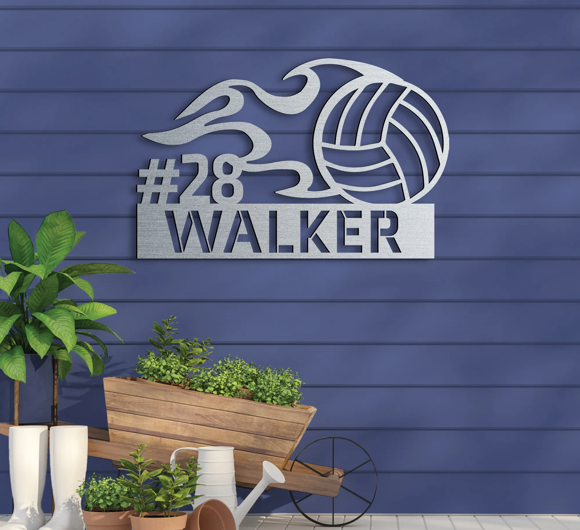 Volleyball Name Sign - Image 3