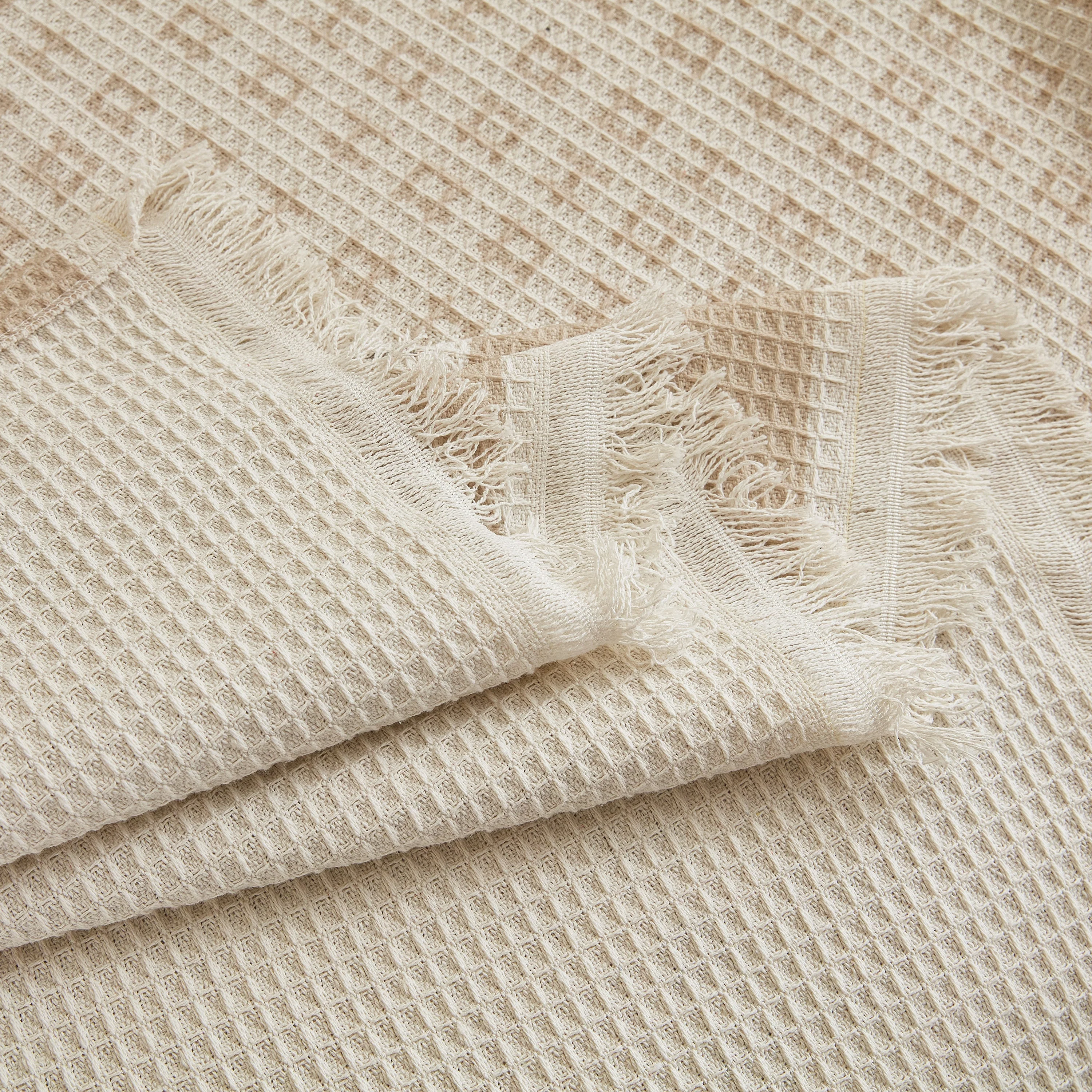 Waffle Lattice Fabric Sofa Cover, Multi-purpose Soft Sofa Throw, Couch Cover Blanket Throws for Couches - Image 5