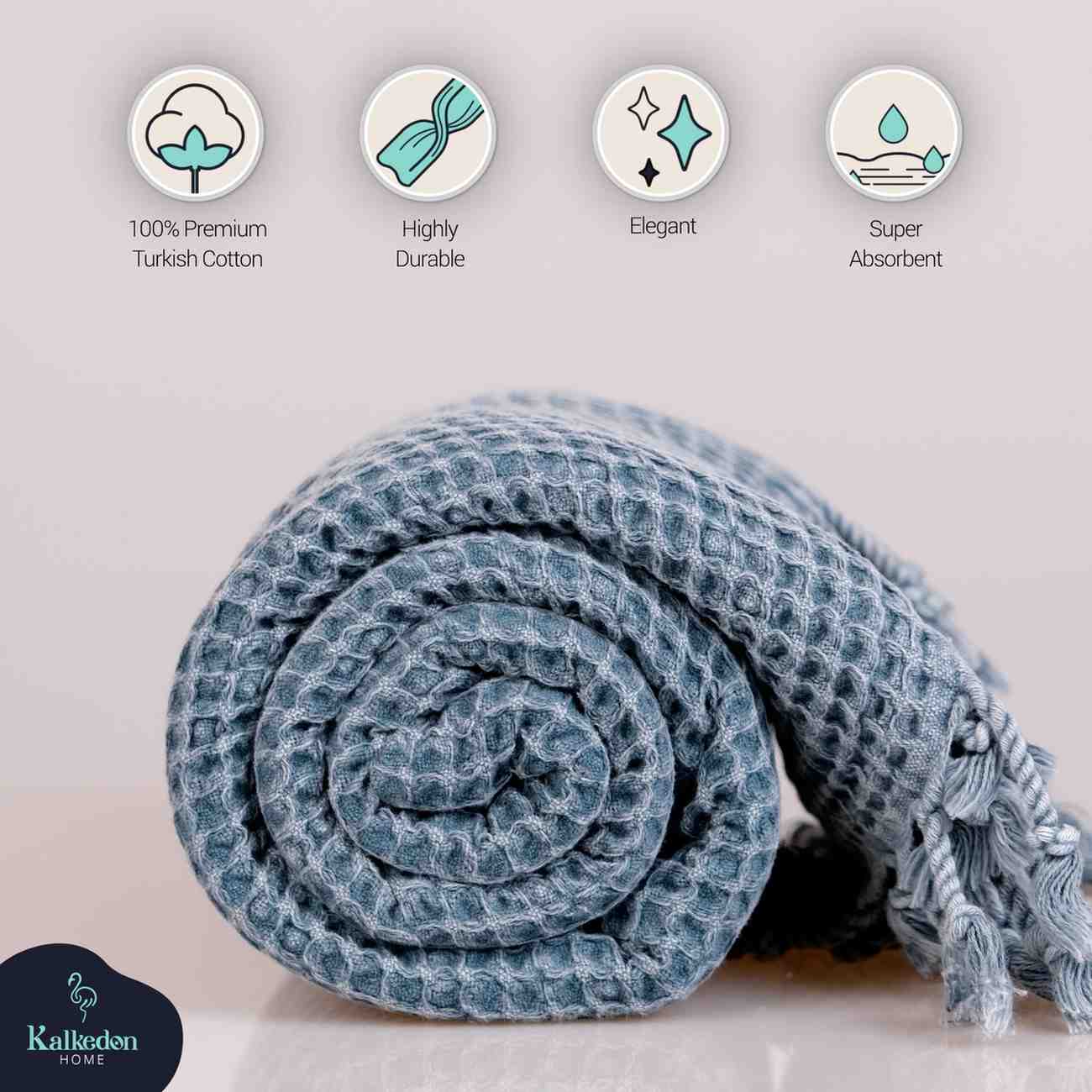 Waffle Turkish Towel - Image 11