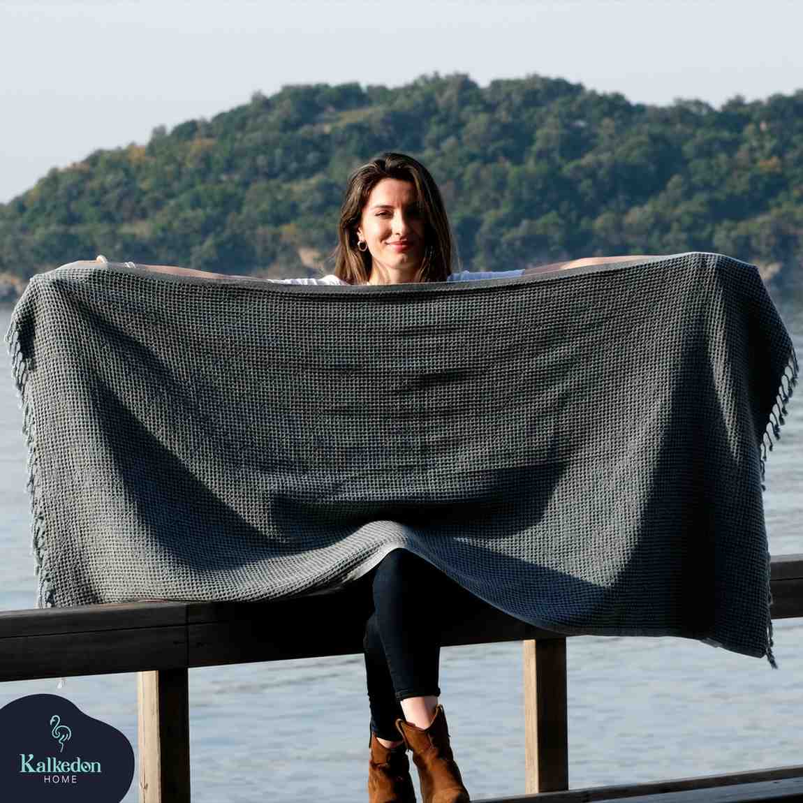 Waffle Turkish Towel - Image 2