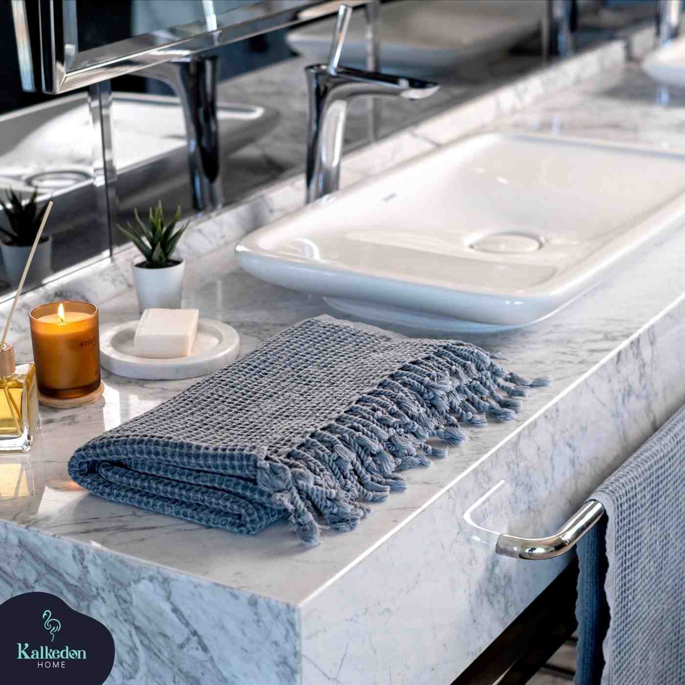 Waffle Turkish Towel - Image 6