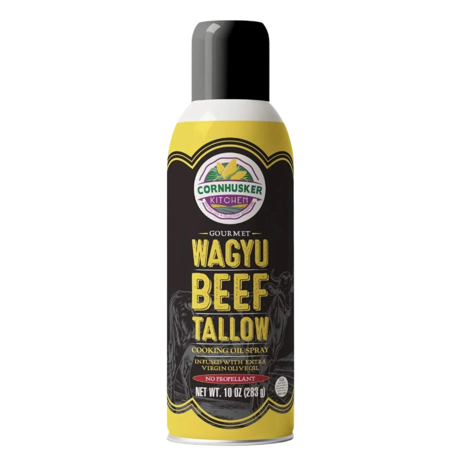 Wagyu Beef Tallow Cooking Oil Spray | Pack of 2 | 10 oz | Cornhusker Kitchen - Image 2
