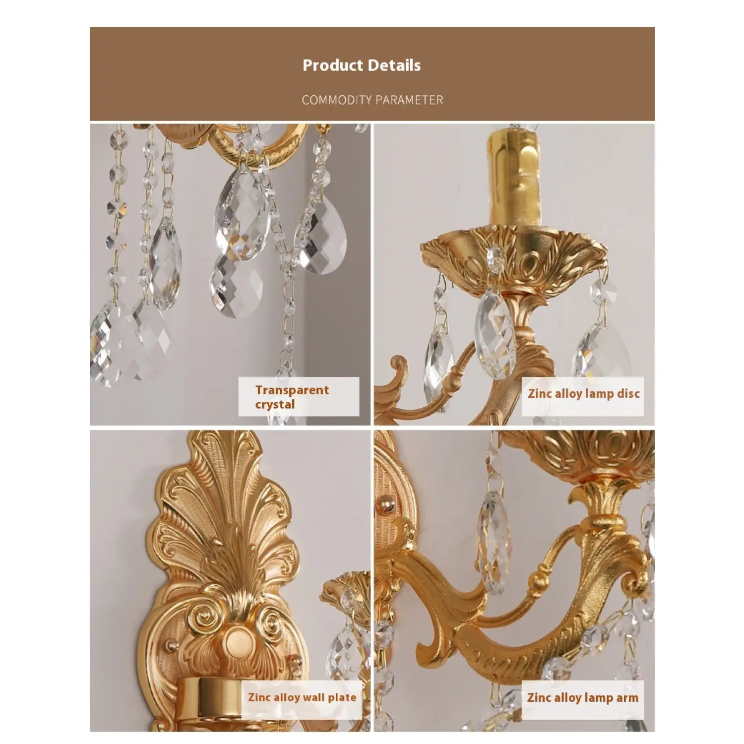 Wall Chandelier with Vintage Design for Elegant and Cozy Ambiance - Image 6