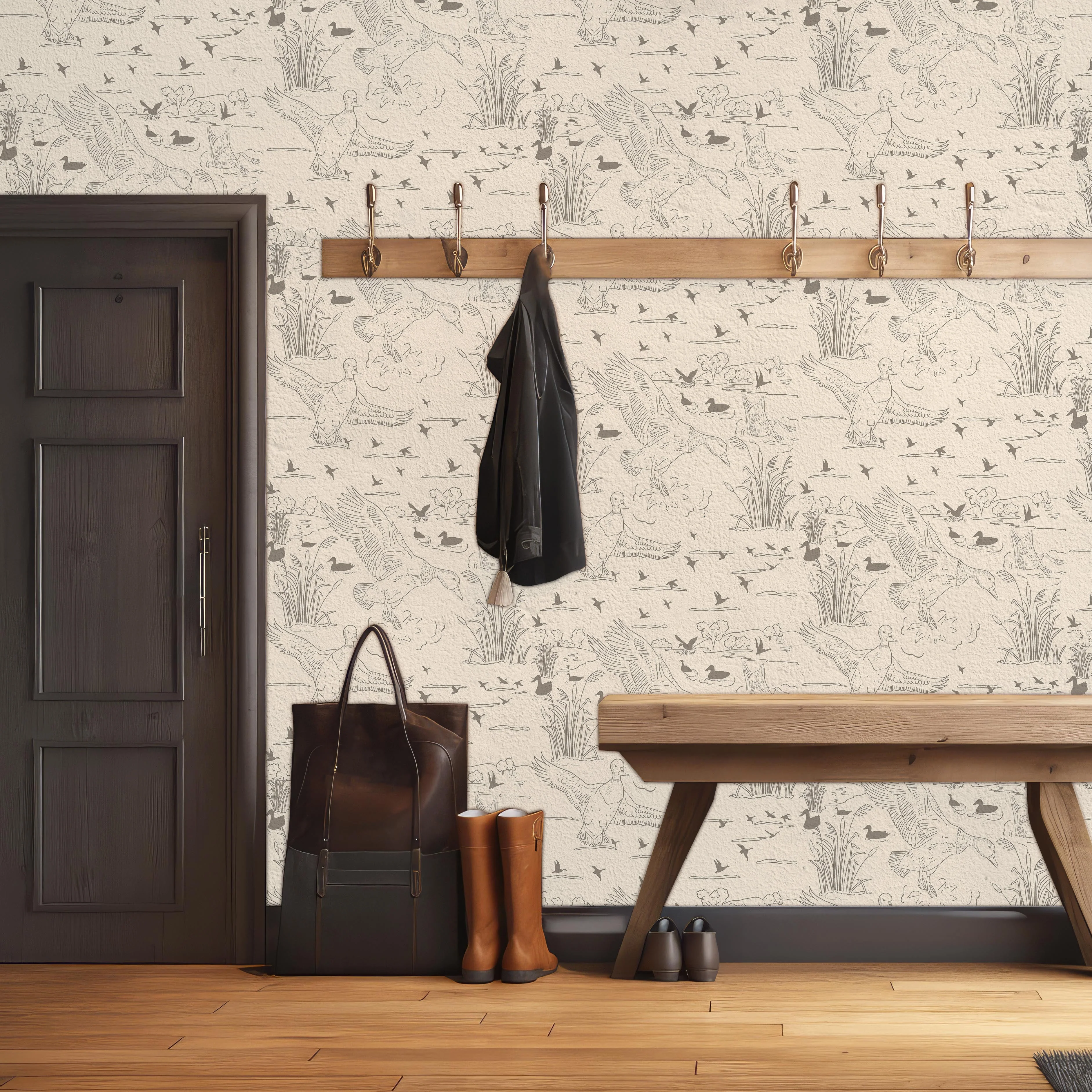 Wallace Wallpaper by Painted Hawk Design - Image 2