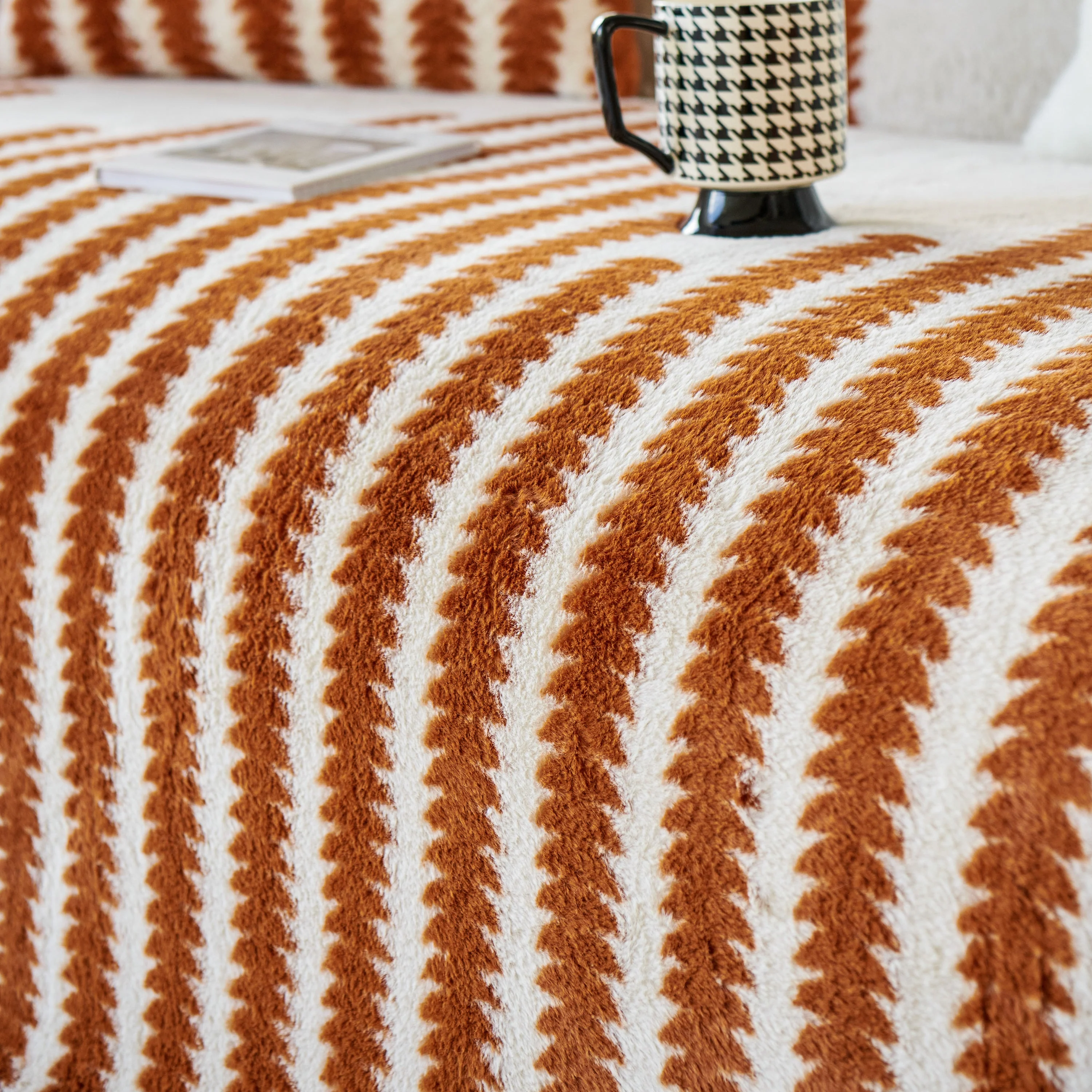 Warm Faux Fur Luxury Sofa Throw Blankets, Soft Cozy Thick Plush Shaggy Blankets for Couch Chair Bed - Image 21