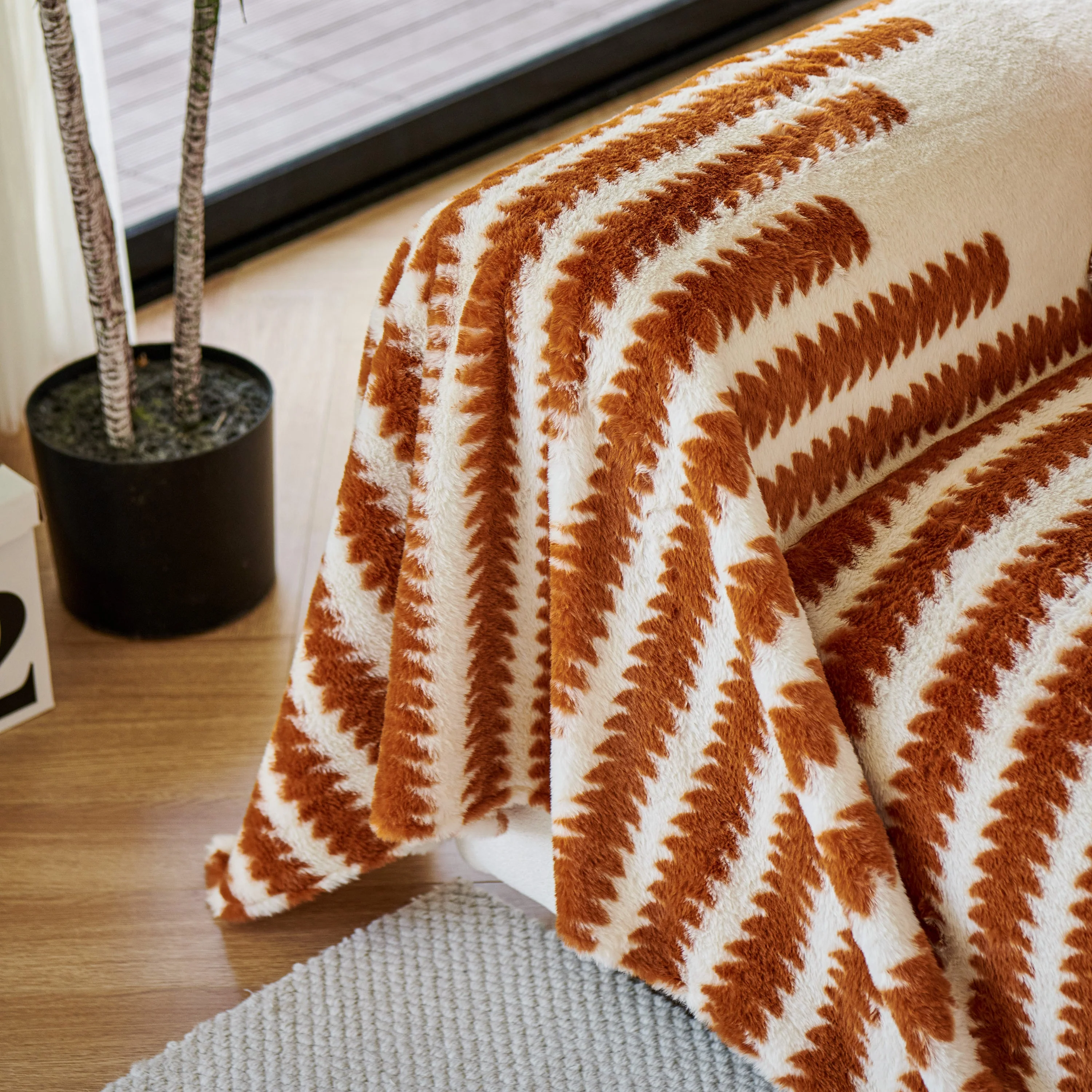 Warm Faux Fur Luxury Sofa Throw Blankets, Soft Cozy Thick Plush Shaggy Blankets for Couch Chair Bed - Image 22