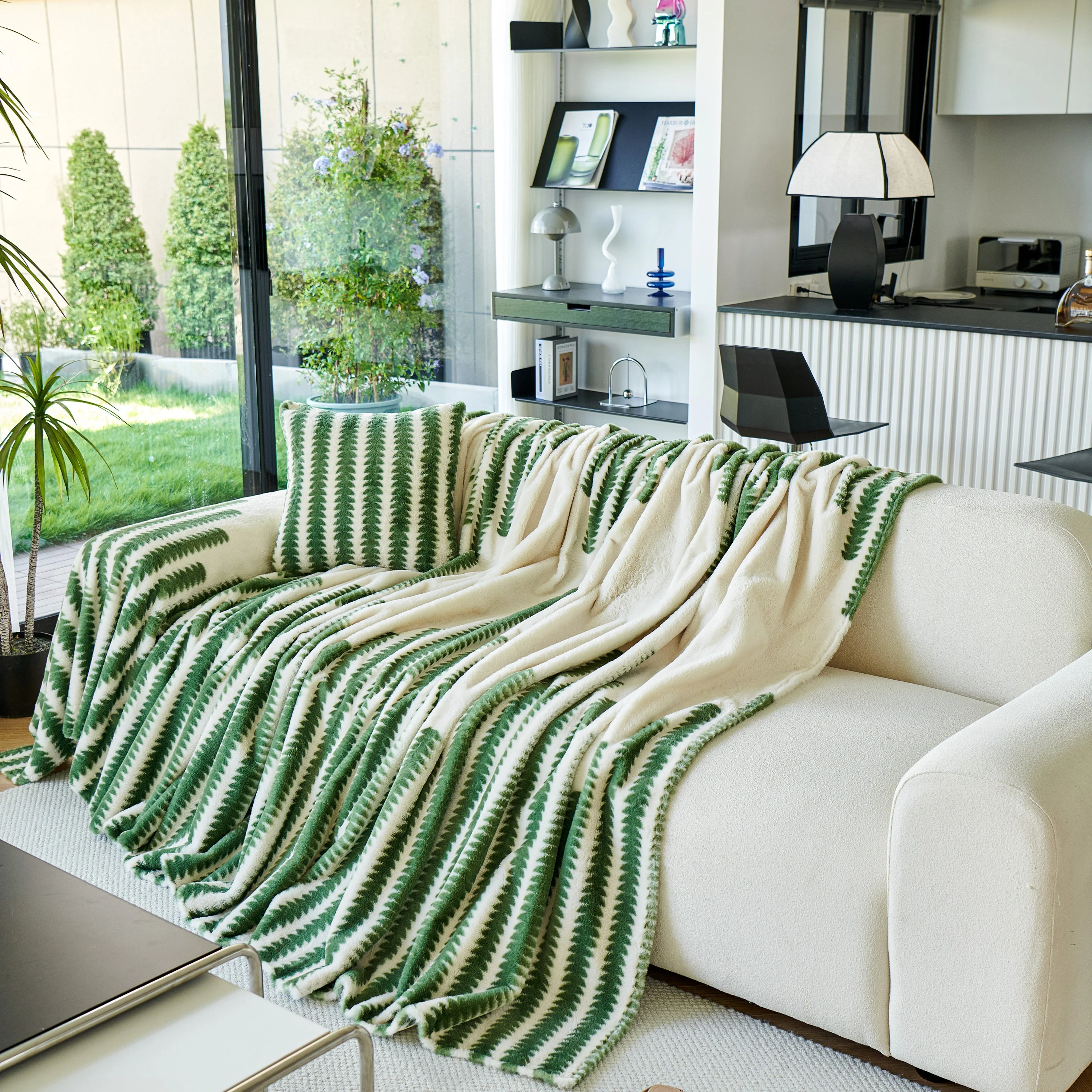 Warm Faux Fur Luxury Sofa Throw Blankets, Soft Cozy Thick Plush Shaggy Blankets for Couch Chair Bed - Image 44