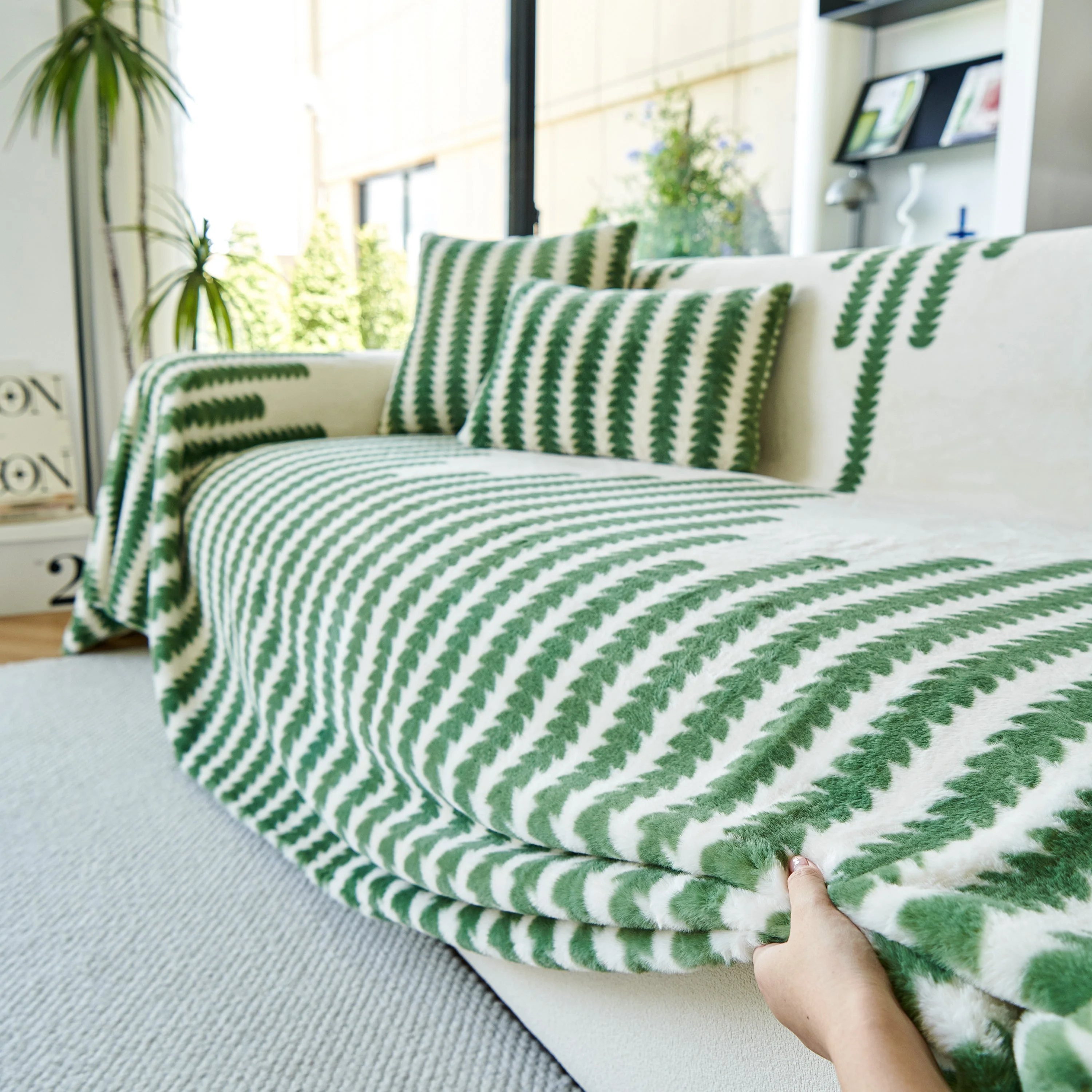 Warm Faux Fur Luxury Sofa Throw Blankets, Soft Cozy Thick Plush Shaggy Blankets for Couch Chair Bed - Image 46