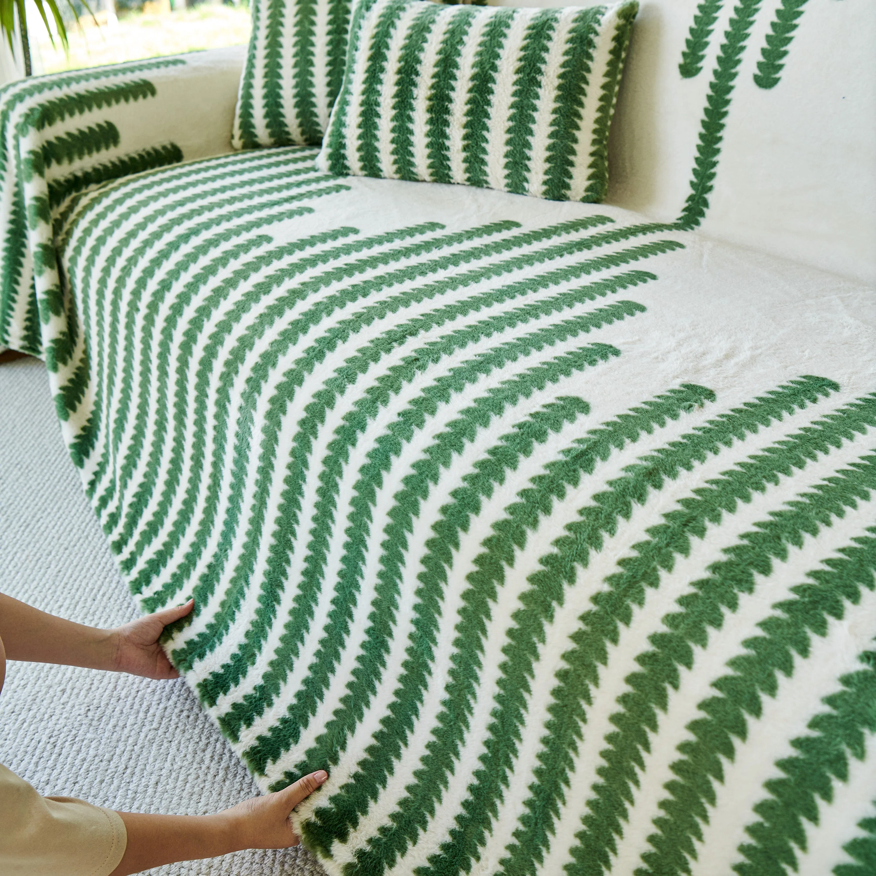 Warm Faux Fur Luxury Sofa Throw Blankets, Soft Cozy Thick Plush Shaggy Blankets for Couch Chair Bed - Image 50