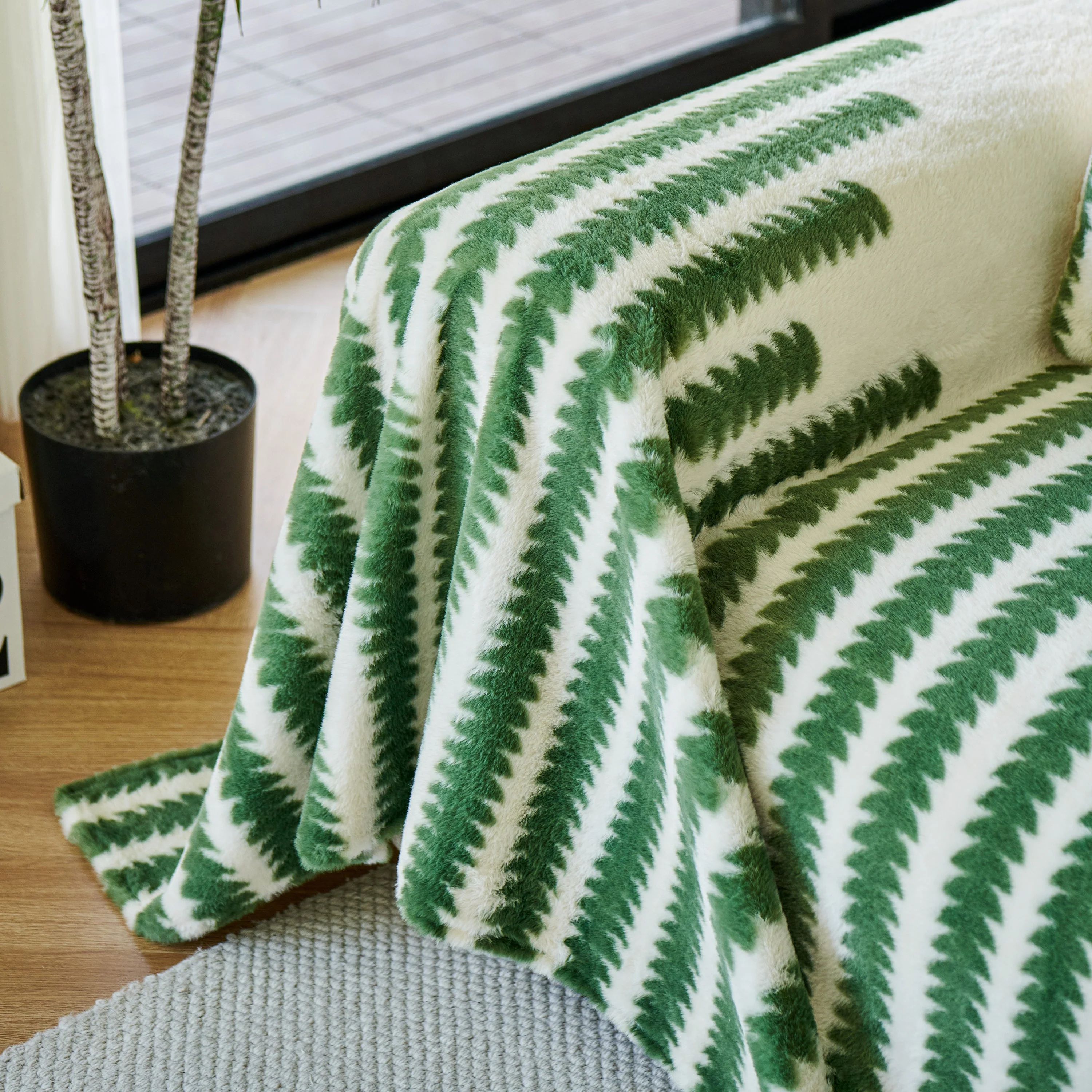 Warm Faux Fur Luxury Sofa Throw Blankets, Soft Cozy Thick Plush Shaggy Blankets for Couch Chair Bed - Image 56