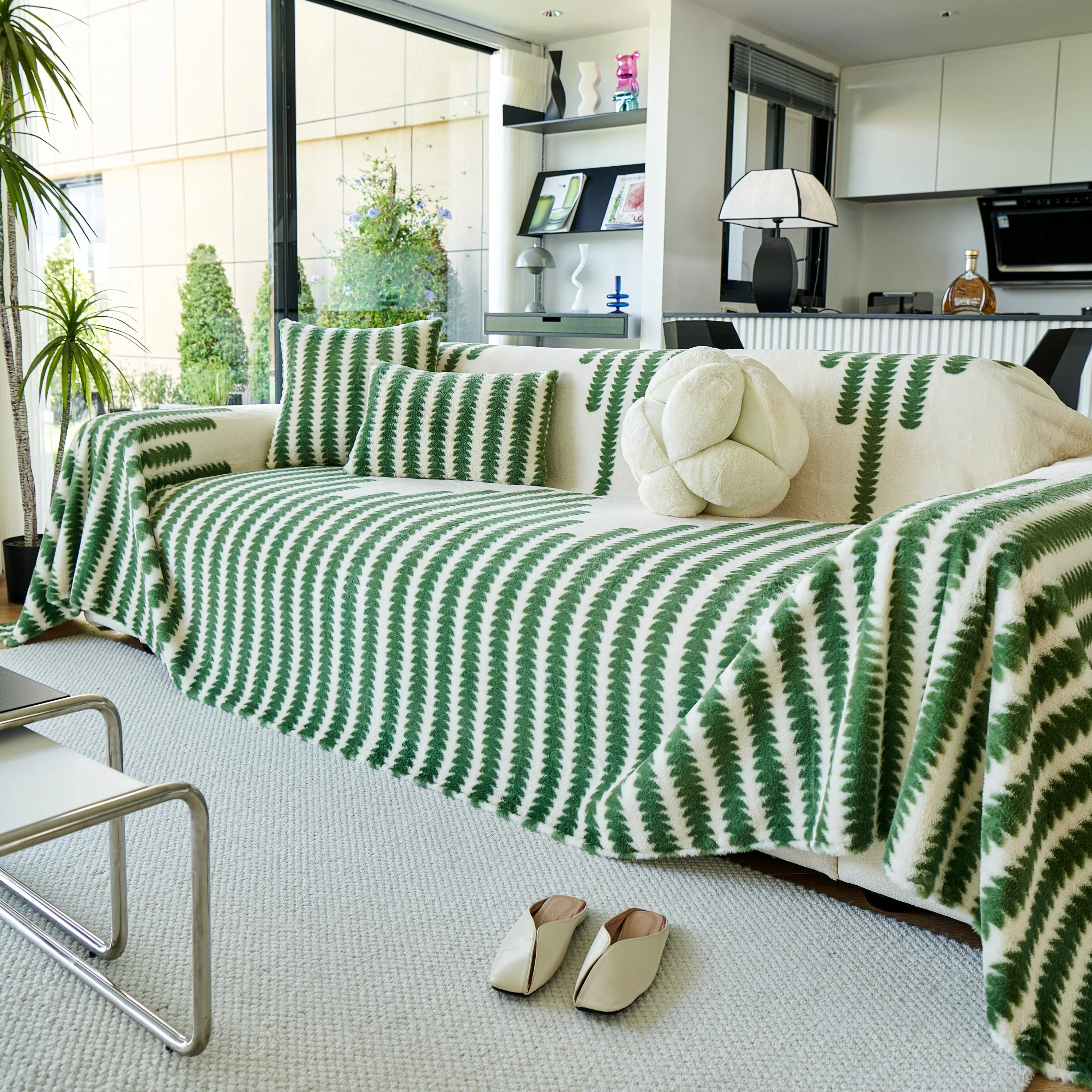 Warm Faux Fur Luxury Sofa Throw Blankets, Soft Cozy Thick Plush Shaggy Blankets for Couch Chair Bed - Image 57