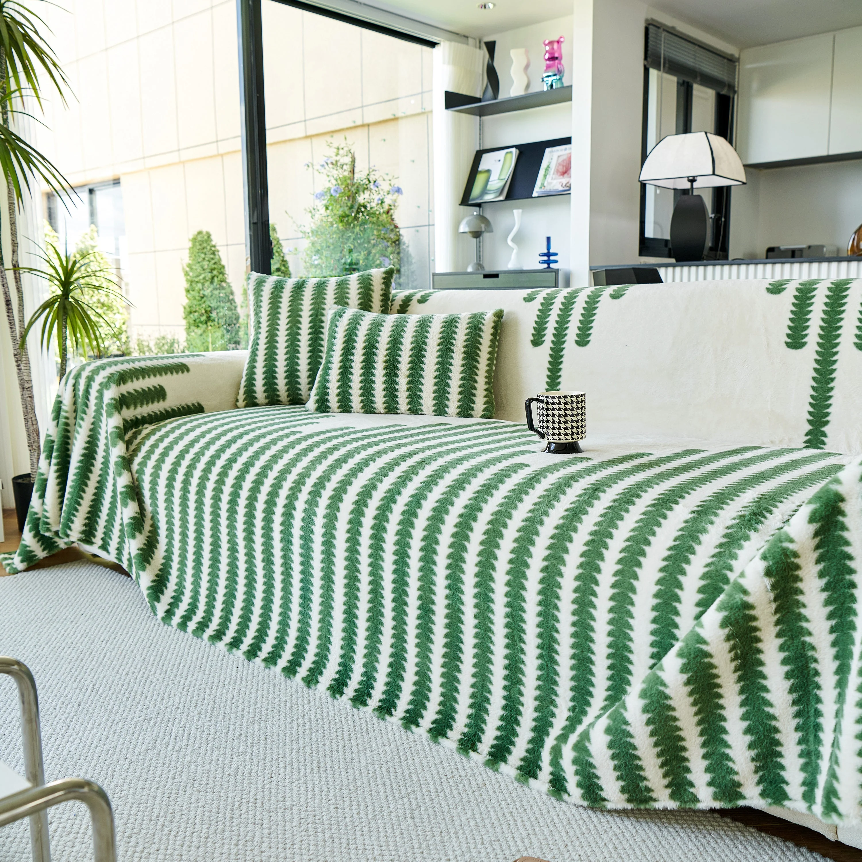 Warm Faux Fur Luxury Sofa Throw Blankets, Soft Cozy Thick Plush Shaggy Blankets for Couch Chair Bed - Image 58
