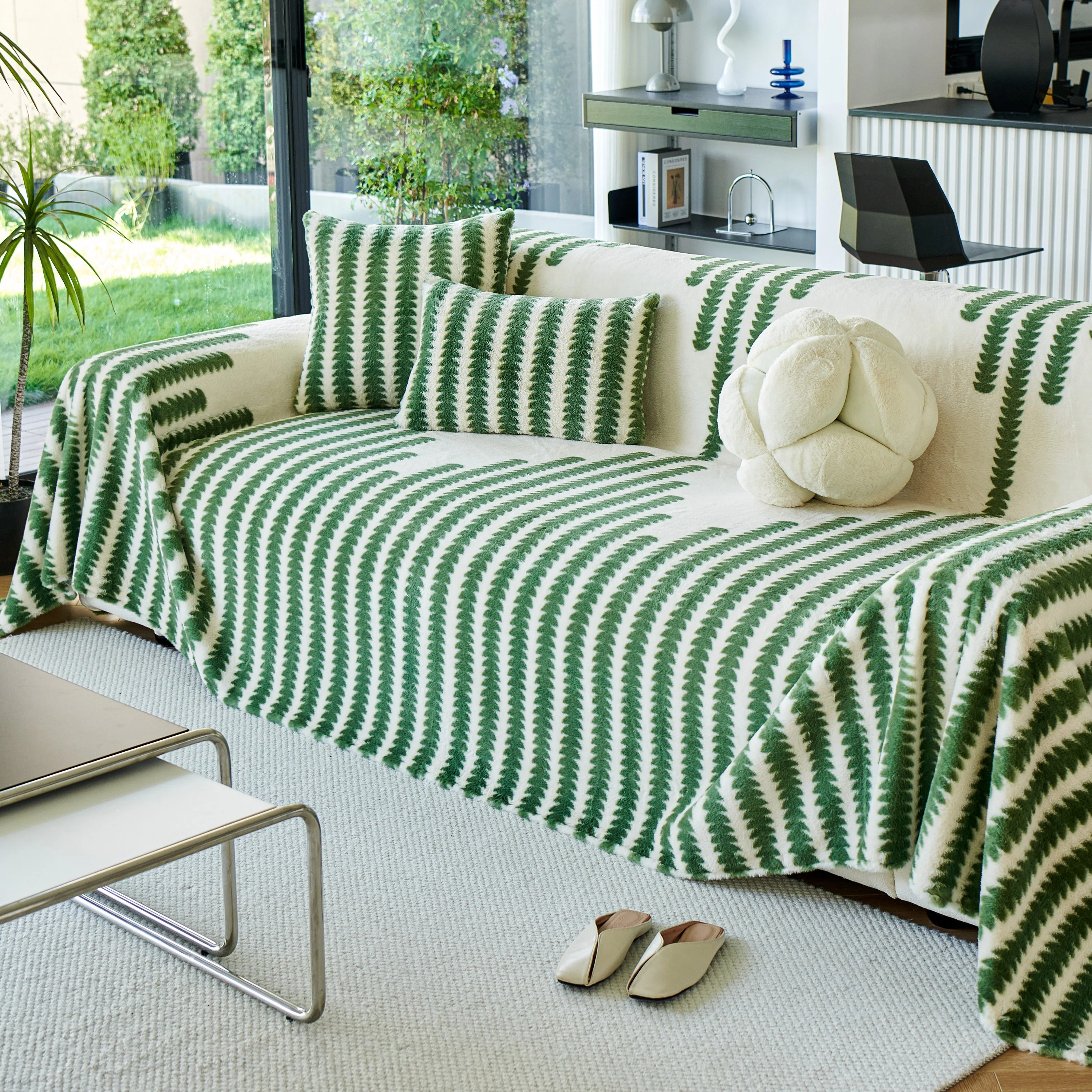 Warm Faux Fur Luxury Sofa Throw Blankets, Soft Cozy Thick Plush Shaggy Blankets for Couch Chair Bed - Image 64