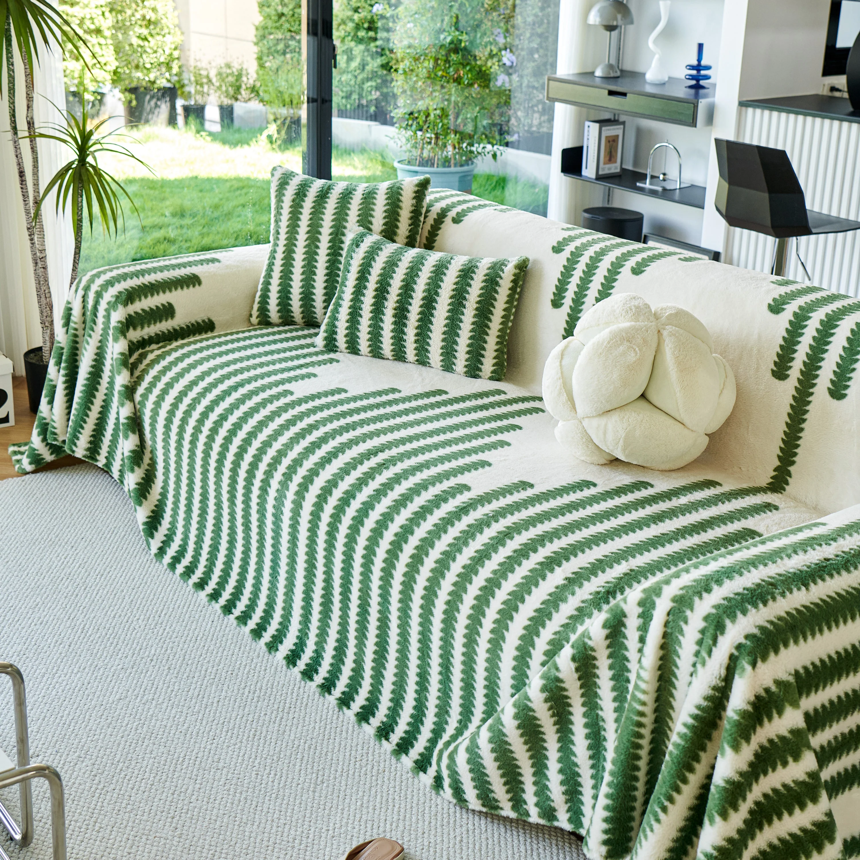 Warm Faux Fur Luxury Sofa Throw Blankets, Soft Cozy Thick Plush Shaggy Blankets for Couch Chair Bed - Image 65