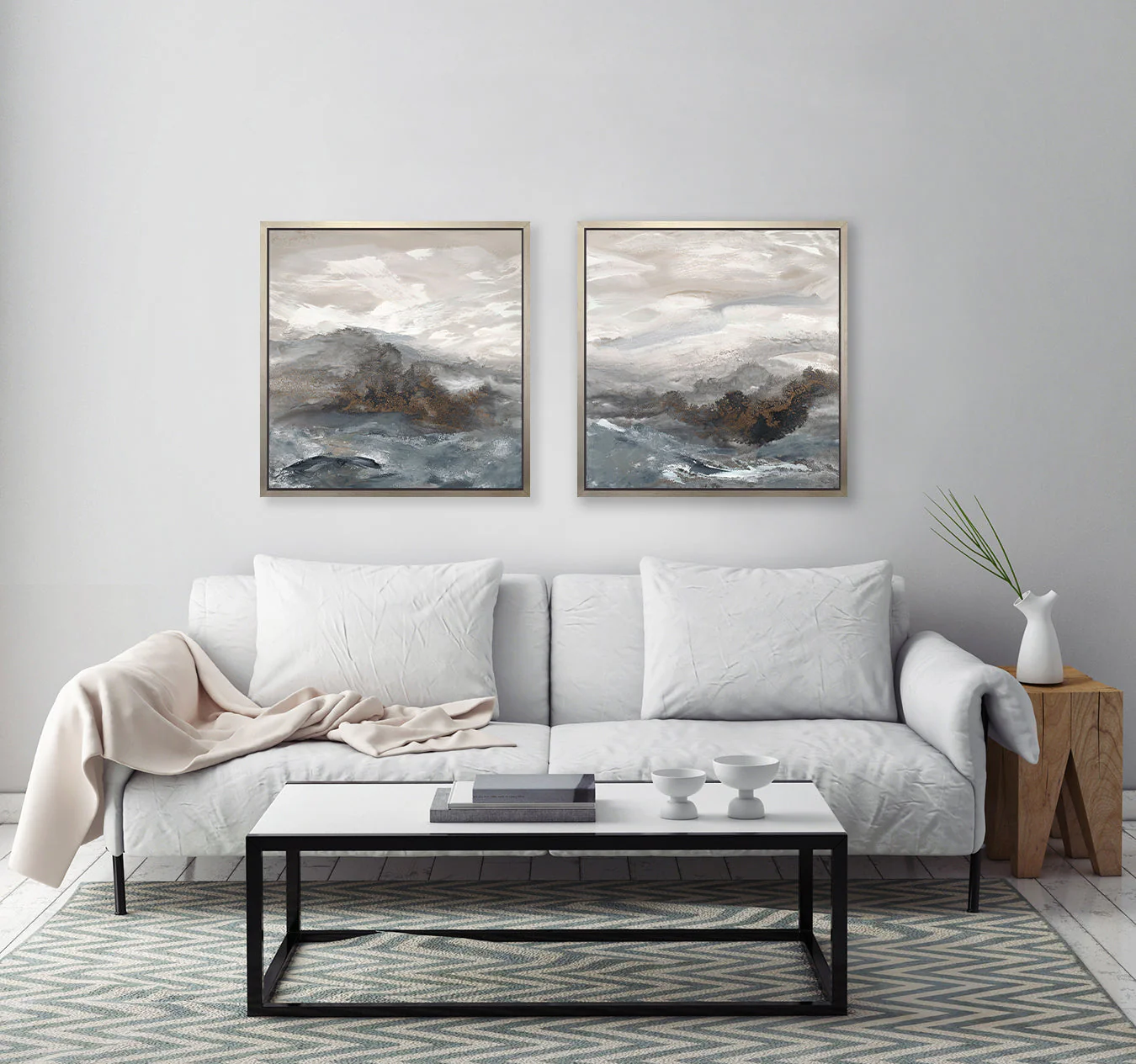 Warm Grey 2 - Open Edition Canvas Print - Image 6