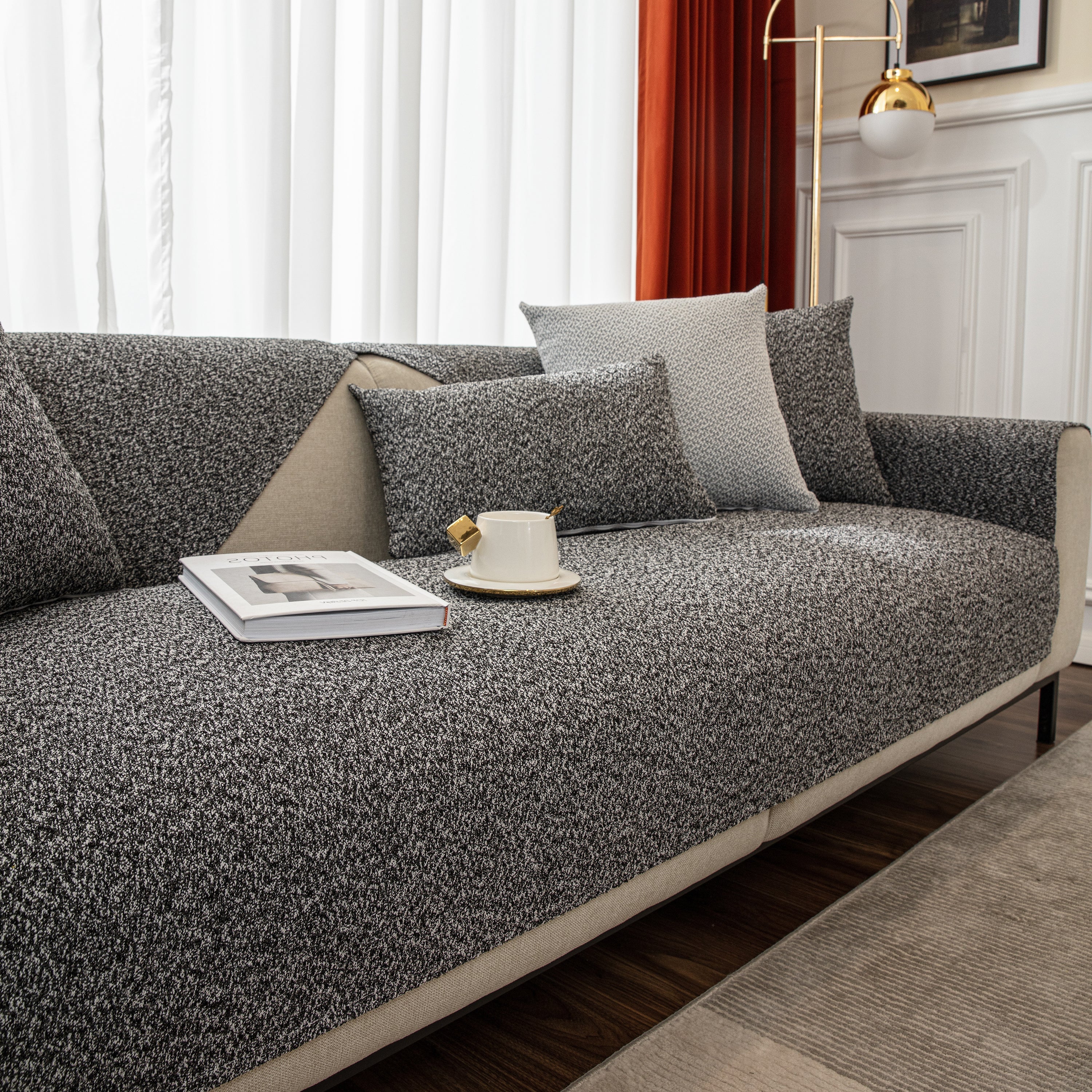 Washable Polyester Sofa Towel, Non-Slip Sofa Seat Covers, and Couch Protectors - Furniture Covers for Pets - Image 6