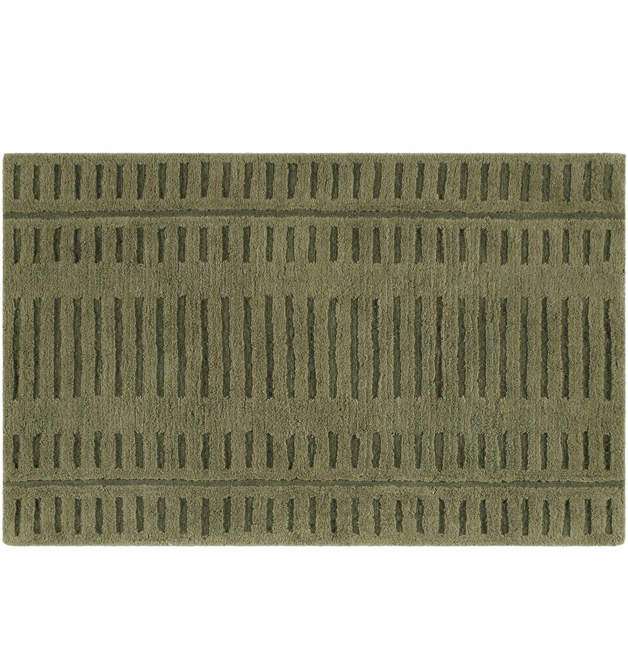 Washable Wool Rug - Green - Clearance - Image 3