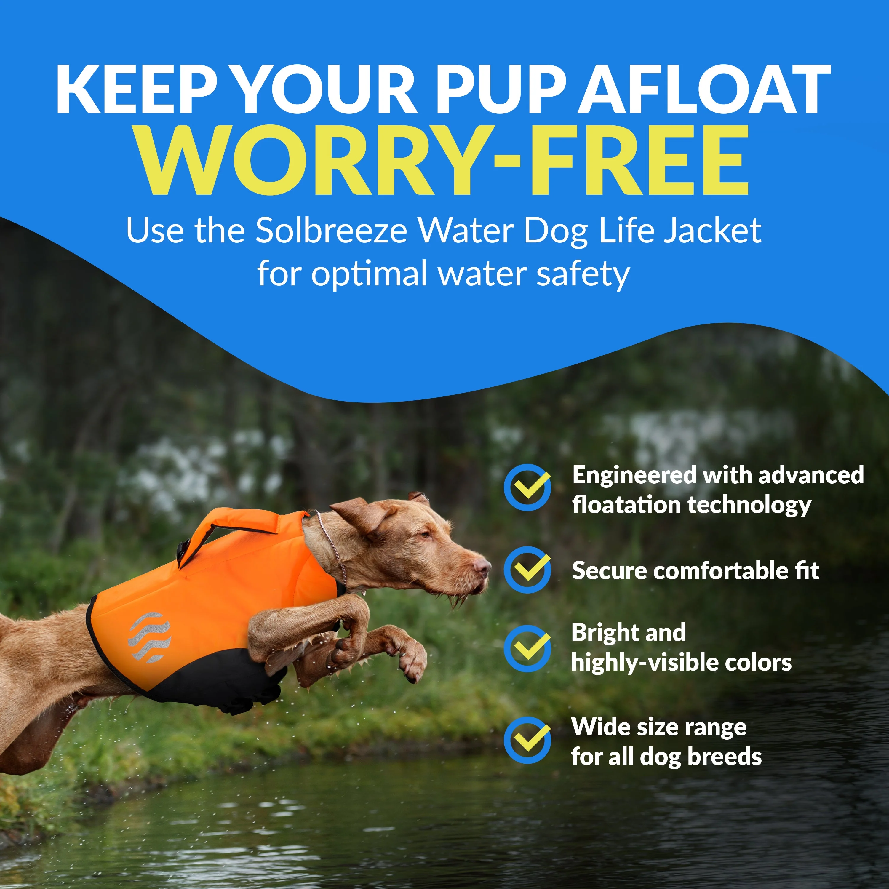 Water Dog Safety - Dog Life Jacket (5 colors) - Image 3
