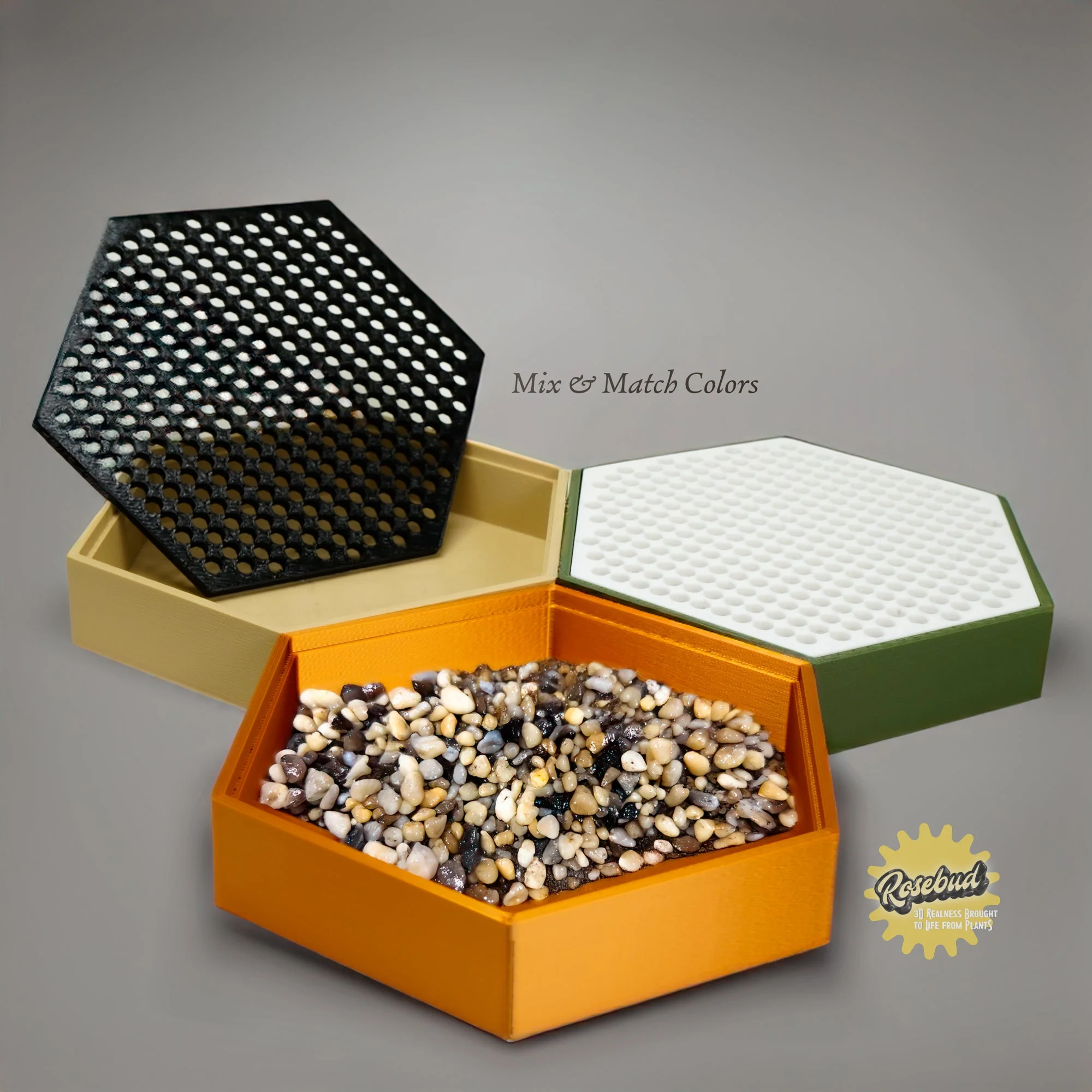 Water Humidity Tray for Houseplants, Includes Pebbles - Image 4