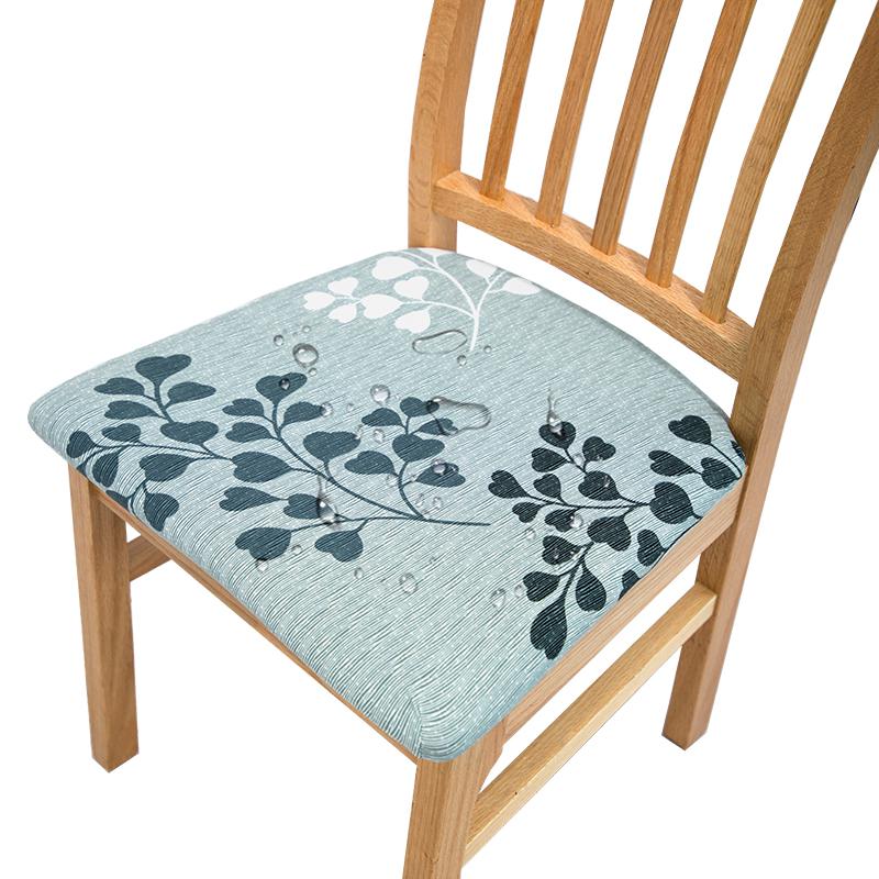 Water-Repellent Dining Room Chair Cover Spandex Elastic Removable Seat Covers - Image 22