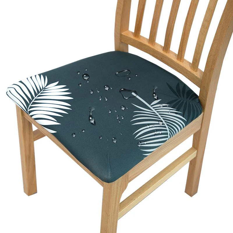 Water-Repellent Dining Room Chair Cover Spandex Elastic Removable Seat Covers - Image 24