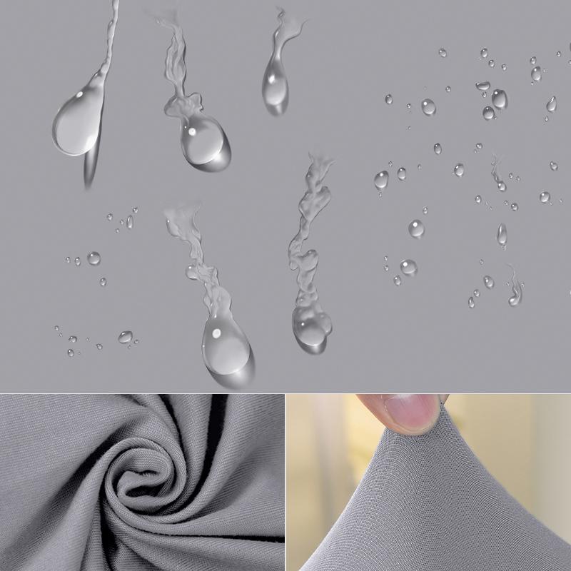 Water-Repellent Dining Room Chair Cover Spandex Elastic Removable Seat Covers - Image 4