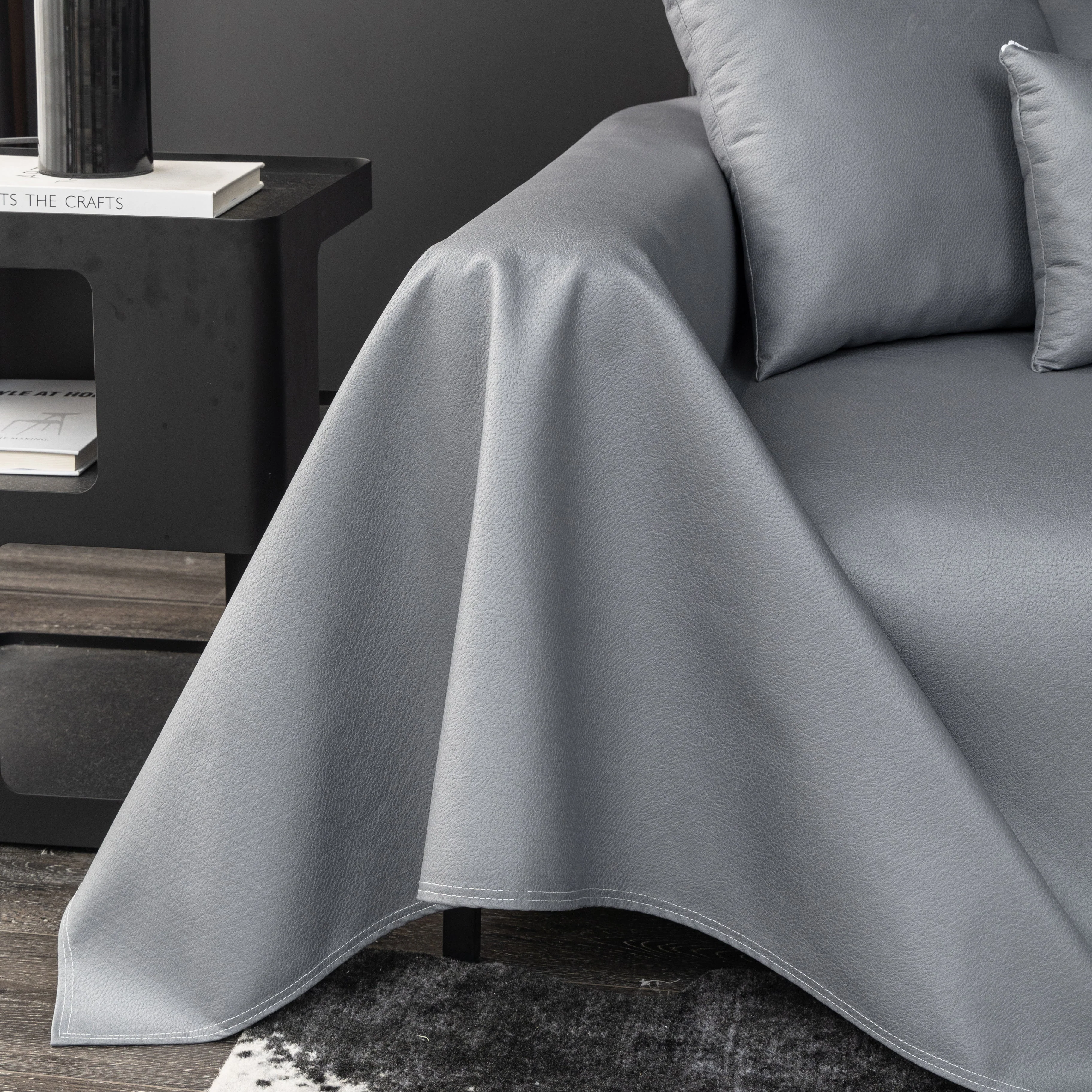 Waterproof Faux Leather Couch Throw Covers, Pet Couch Cover, Non Slip Furniture Covers for Leather Sofas - Image 21