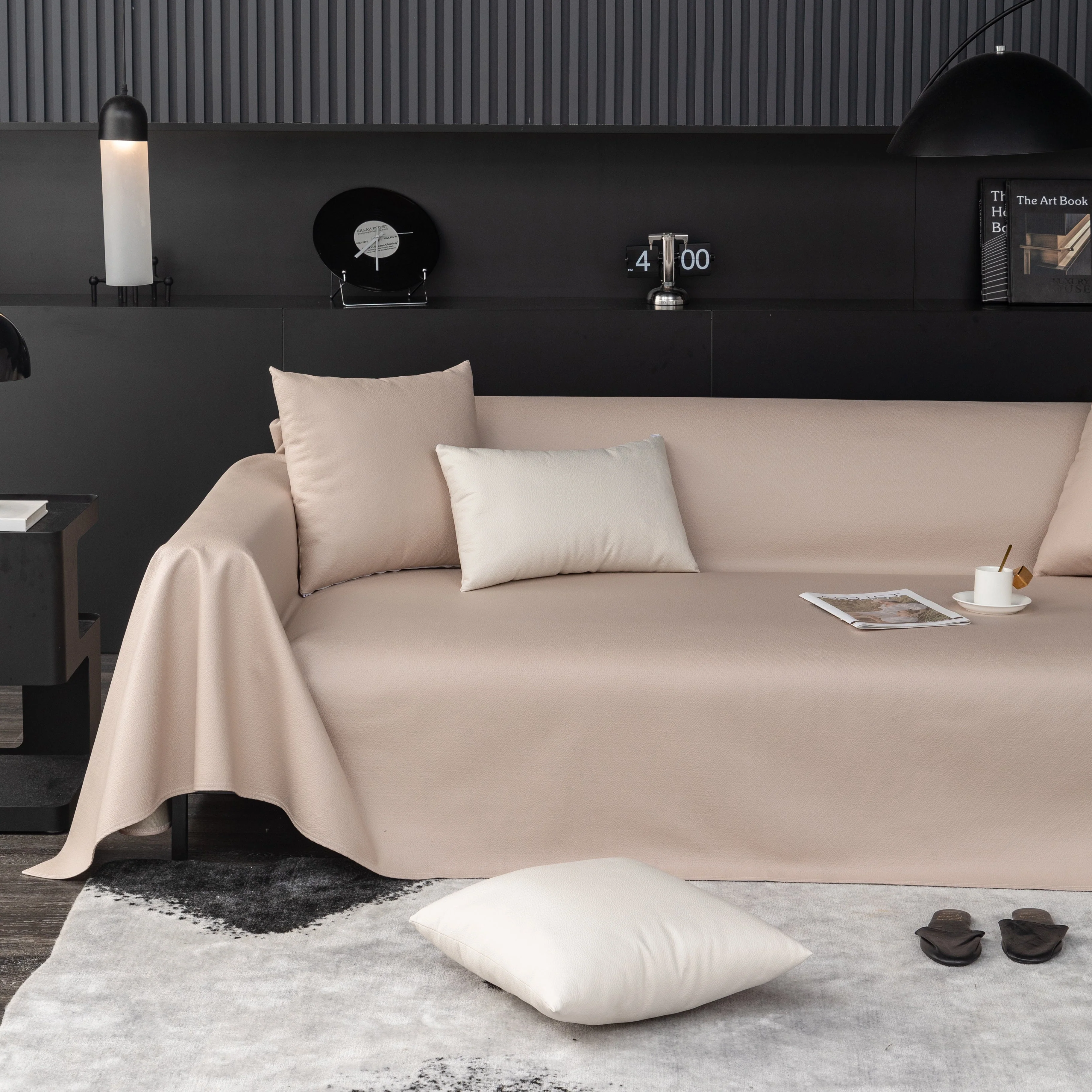 Waterproof Faux Leather Couch Throw Covers, Pet Couch Cover, Non Slip Furniture Covers for Leather Sofas - Image 27