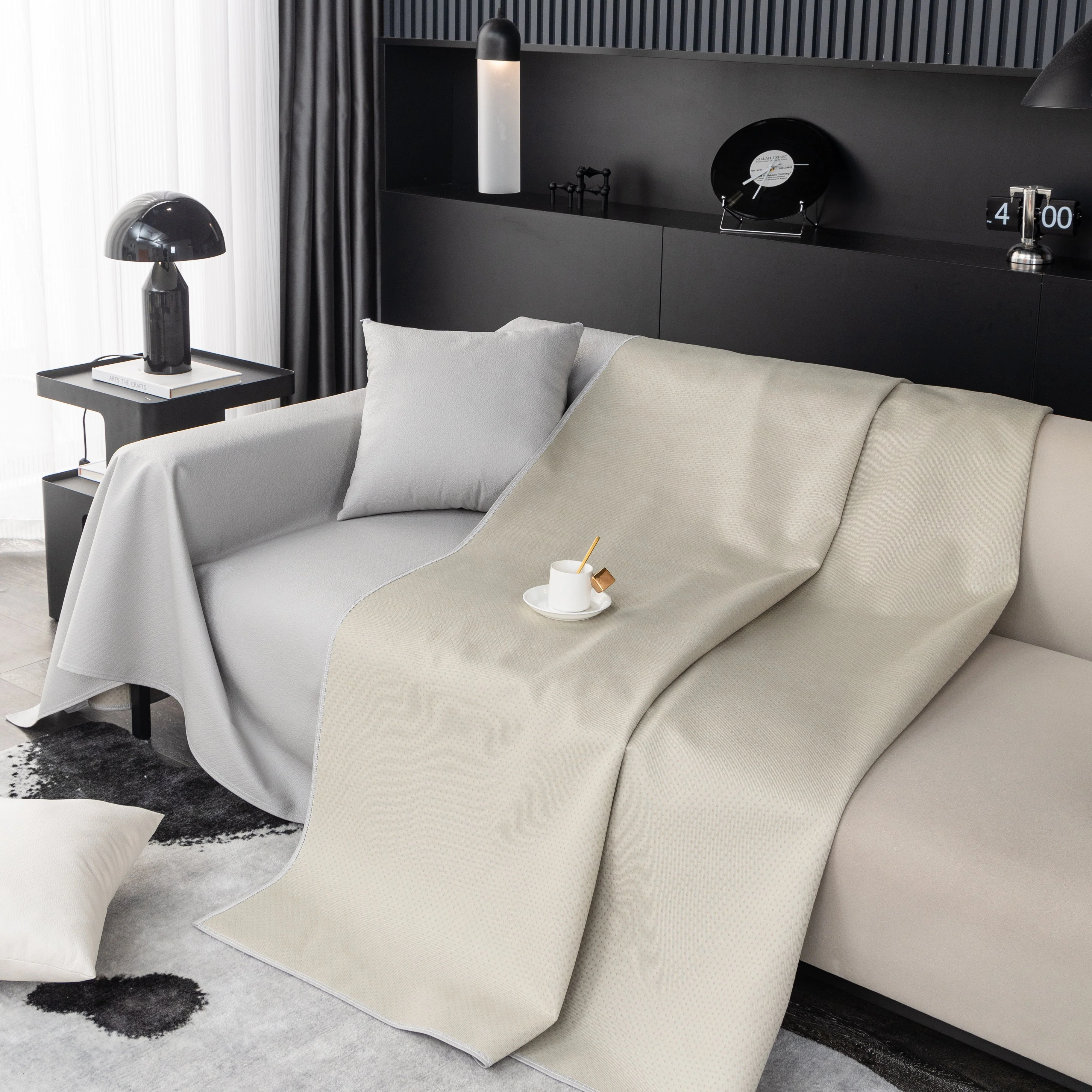 Waterproof Faux Leather Couch Throw Covers, Pet Couch Cover, Non Slip Furniture Covers for Leather Sofas - Image 36