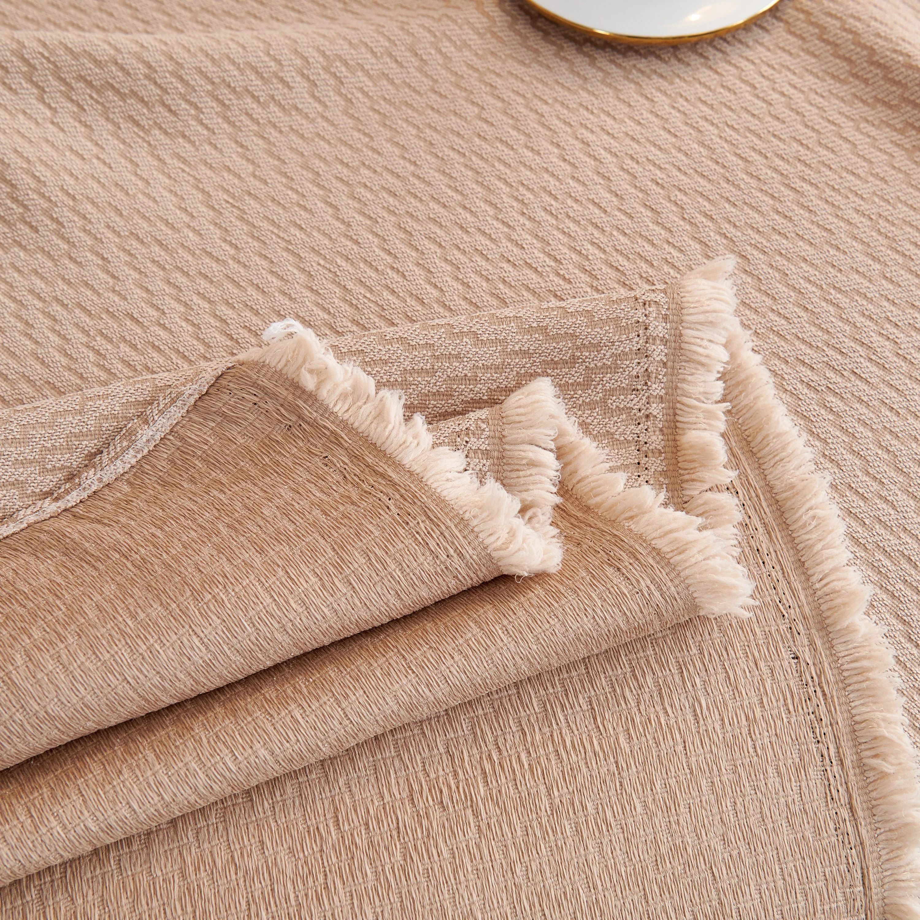 Waterproof Scratch Proof Herringbone Large Throw Blanket for Couch, Chenille Couch Cushion Covers for Pets - Image 2