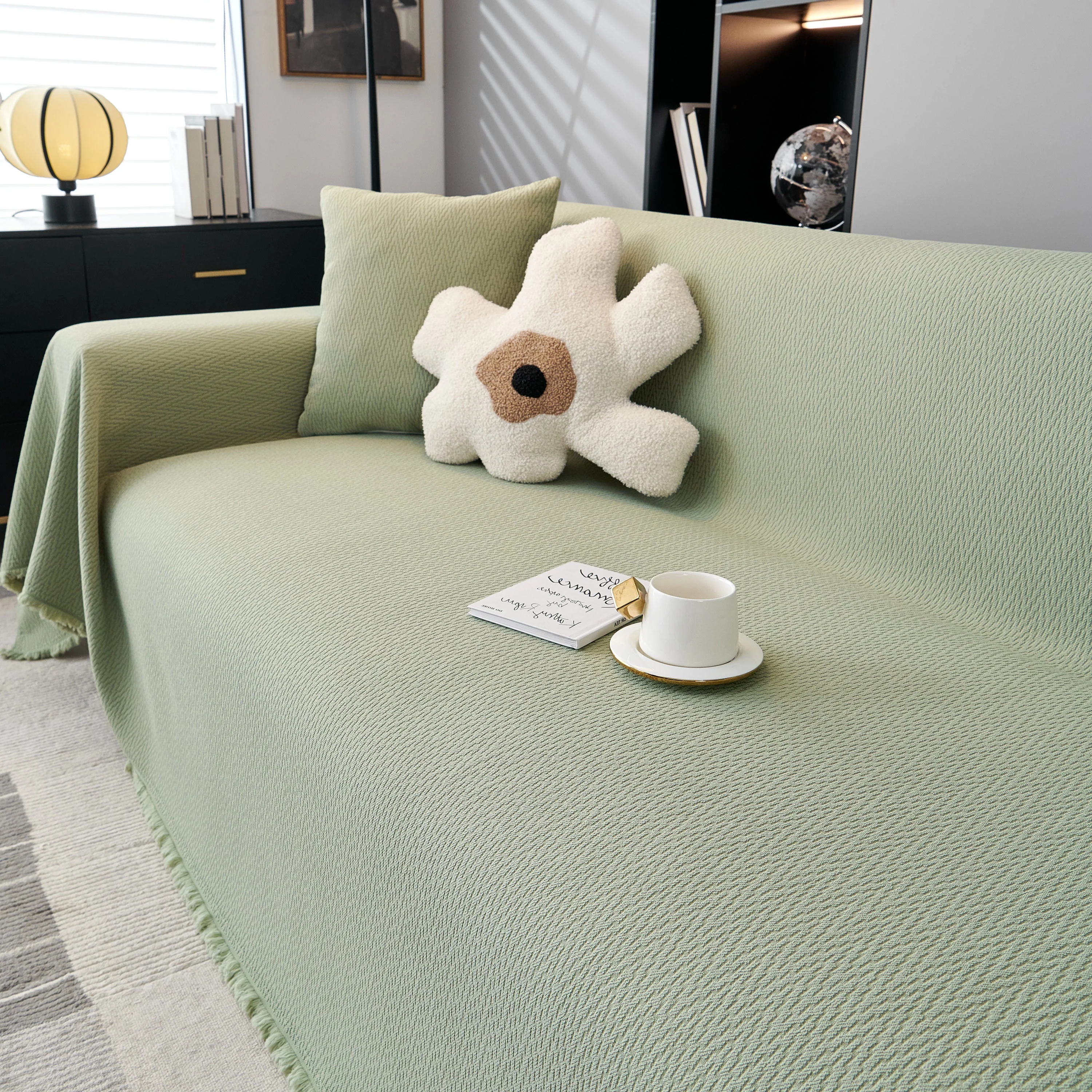 Waterproof Scratch Proof Herringbone Large Throw Blanket for Couch, Chenille Couch Cushion Covers for Pets - Image 58