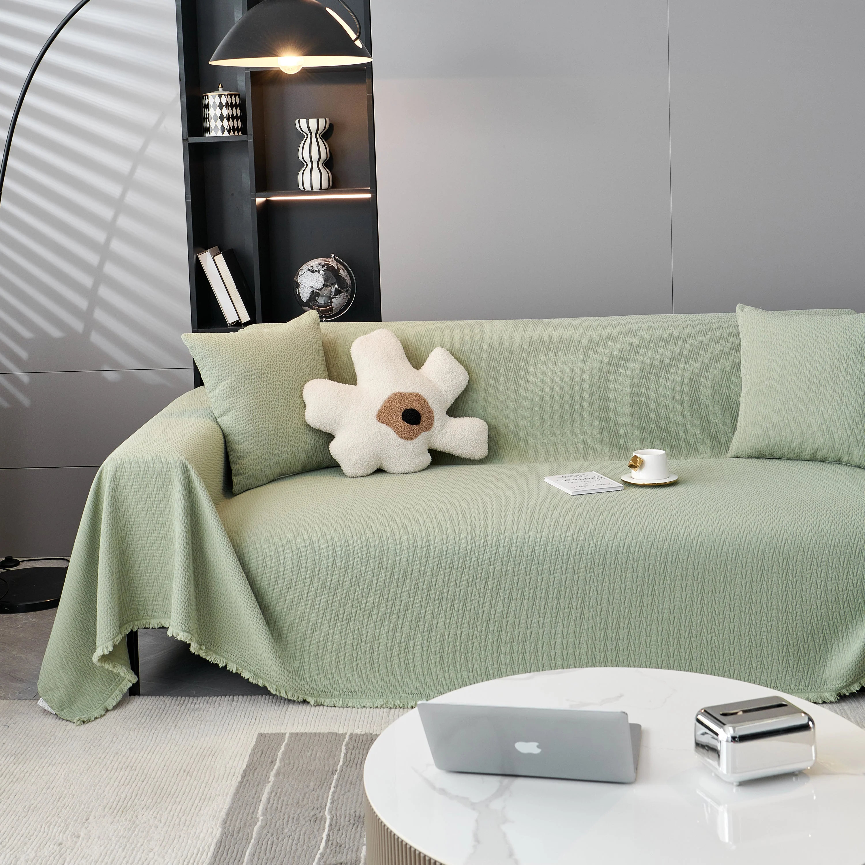 Waterproof Scratch Proof Herringbone Large Throw Blanket for Couch, Chenille Couch Cushion Covers for Pets - Image 62