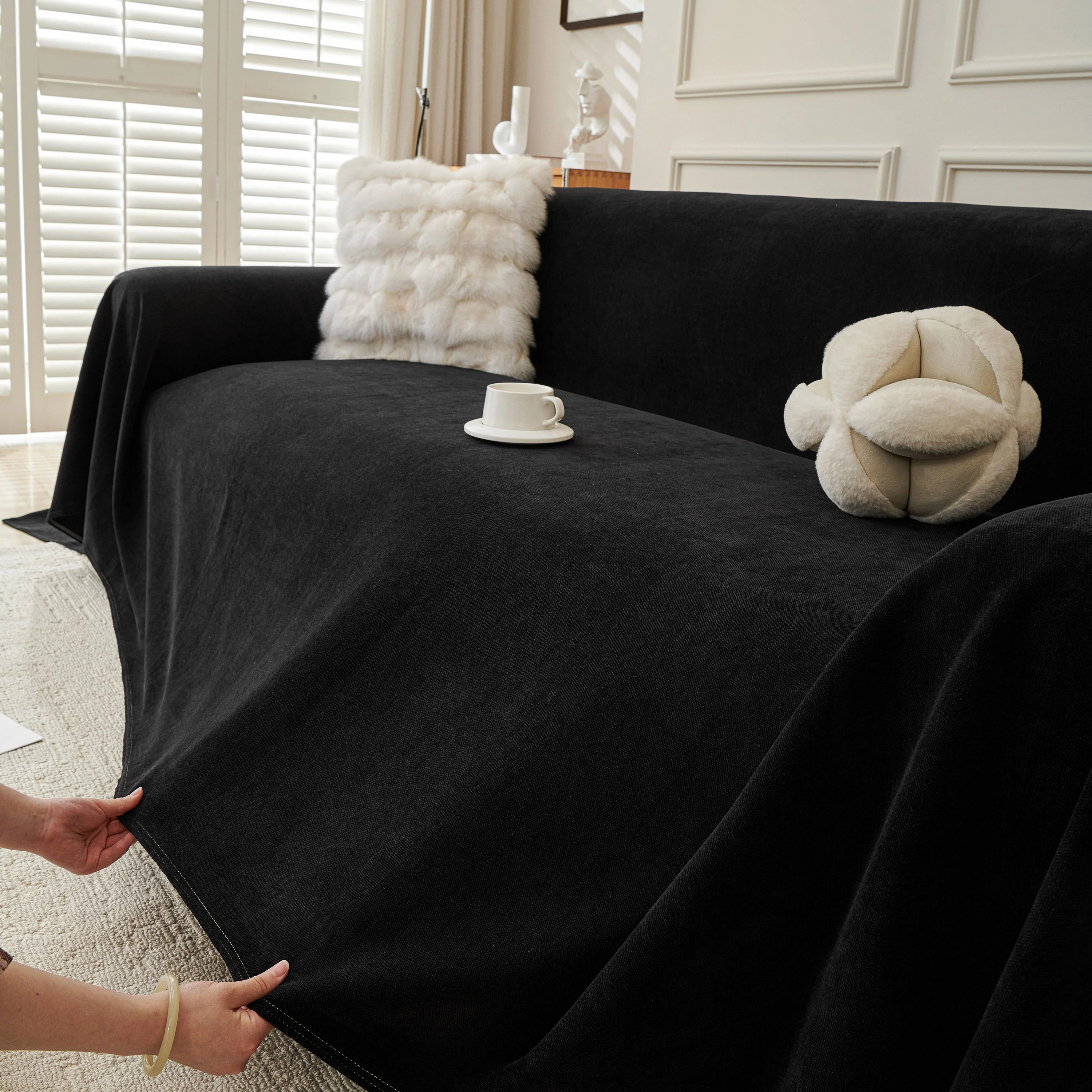 Waterproof Scratch Proof Sofa Protector Throw Blanket, Couch Cover for Pets & Kids - Image 122