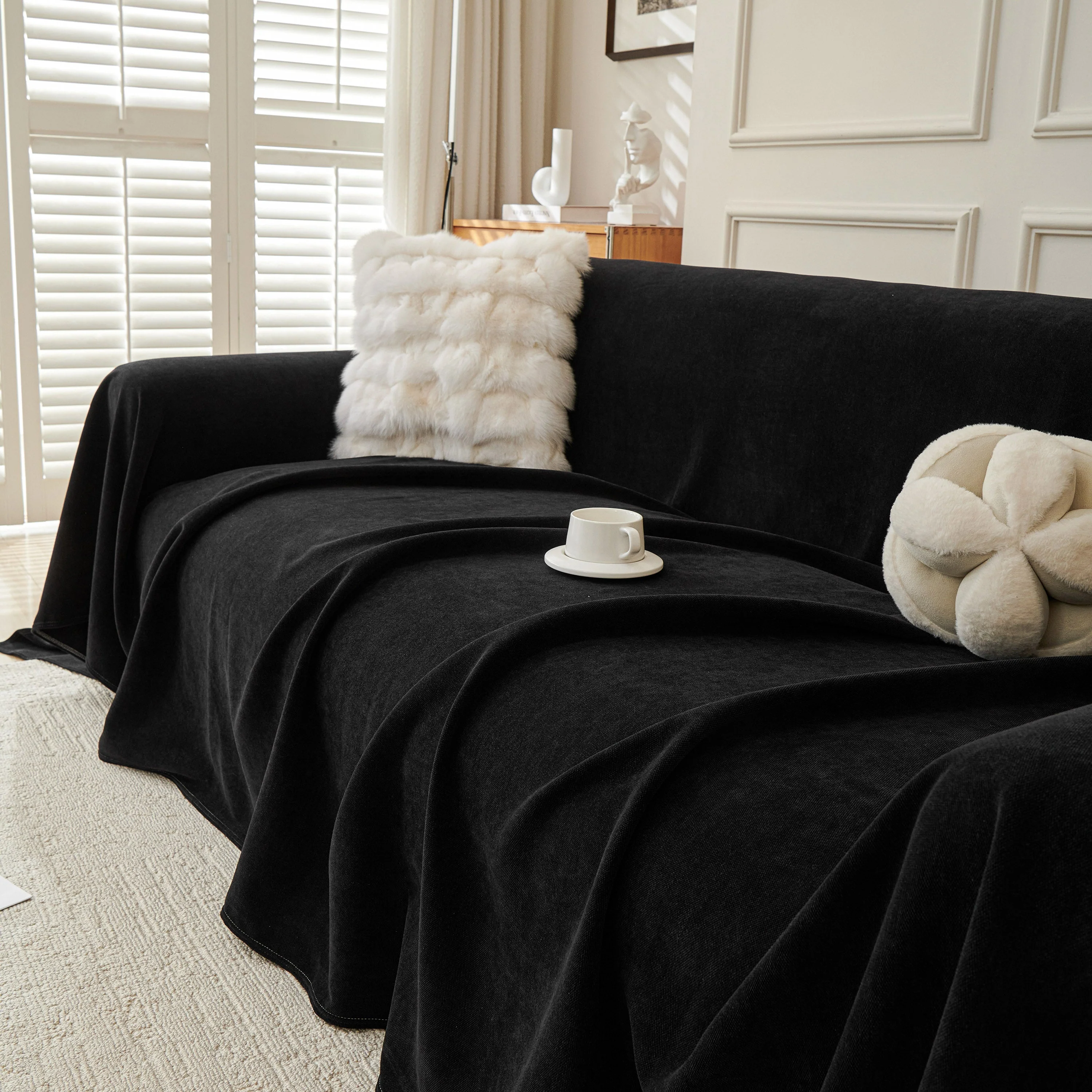 Waterproof Scratch Proof Sofa Protector Throw Blanket, Couch Cover for Pets & Kids - Image 124