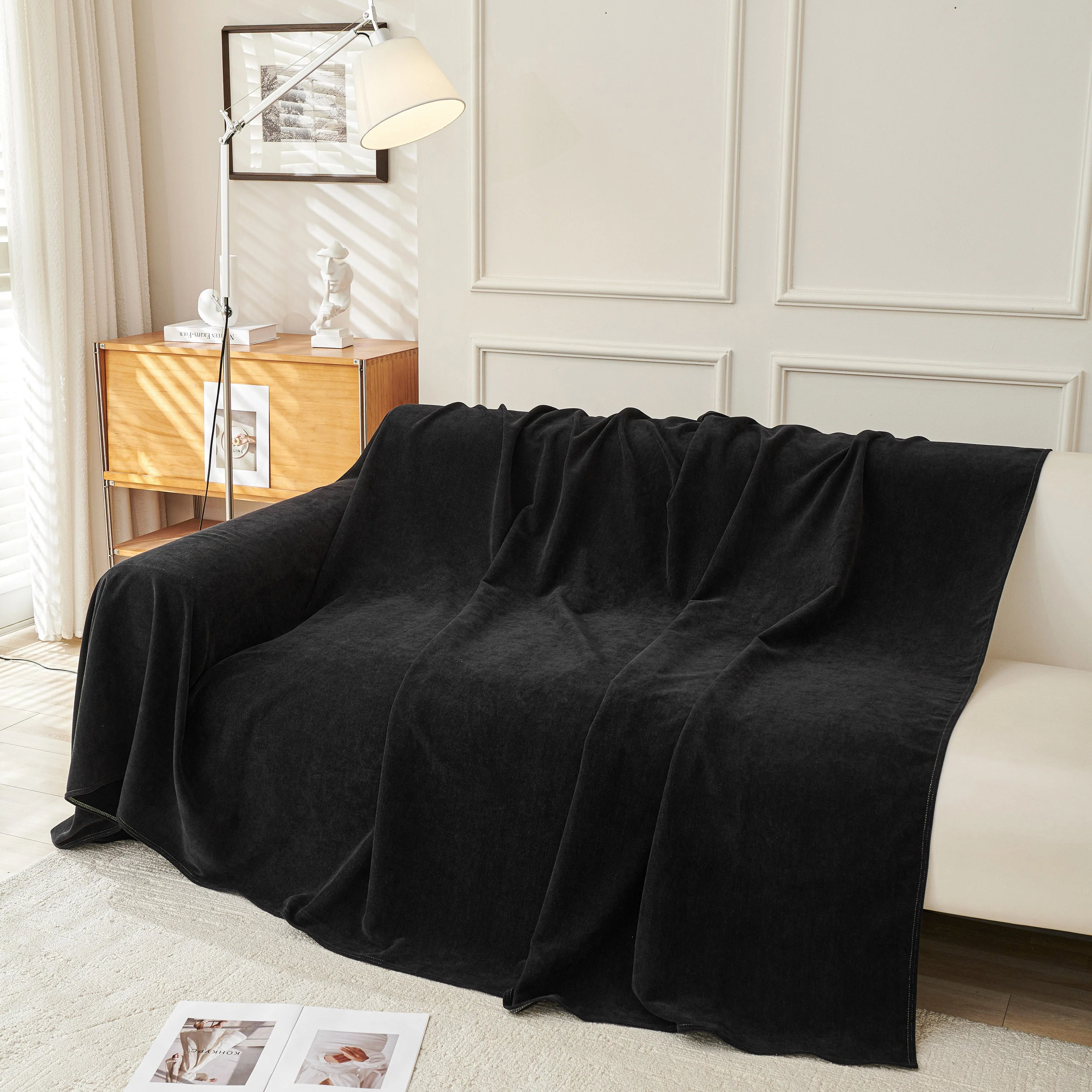 Waterproof Scratch Proof Sofa Protector Throw Blanket, Couch Cover for Pets & Kids - Image 127
