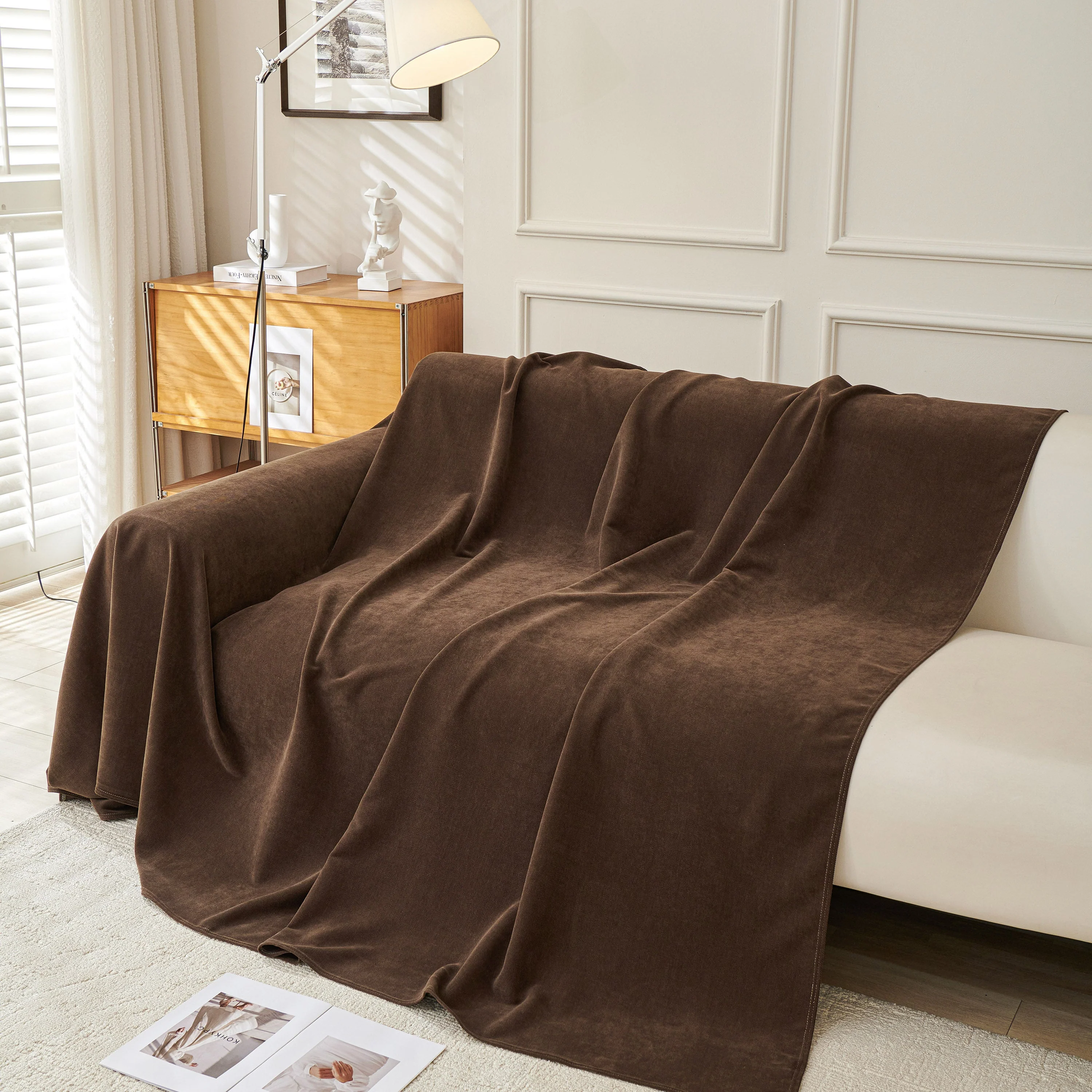 Waterproof Scratch Proof Sofa Protector Throw Blanket, Couch Cover for Pets & Kids - Image 149