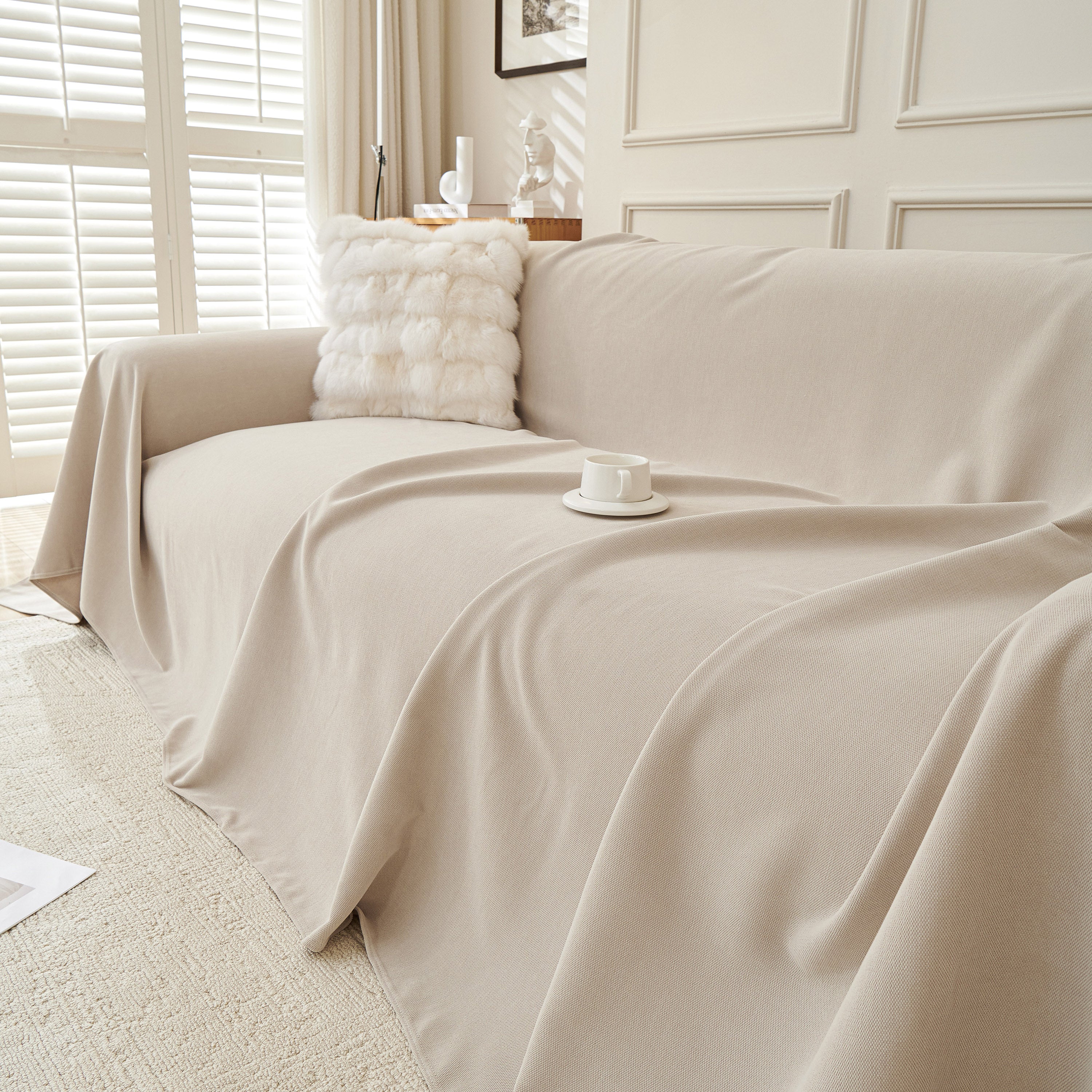 Waterproof Scratch Proof Sofa Protector Throw Blanket, Couch Cover for Pets & Kids - Image 24