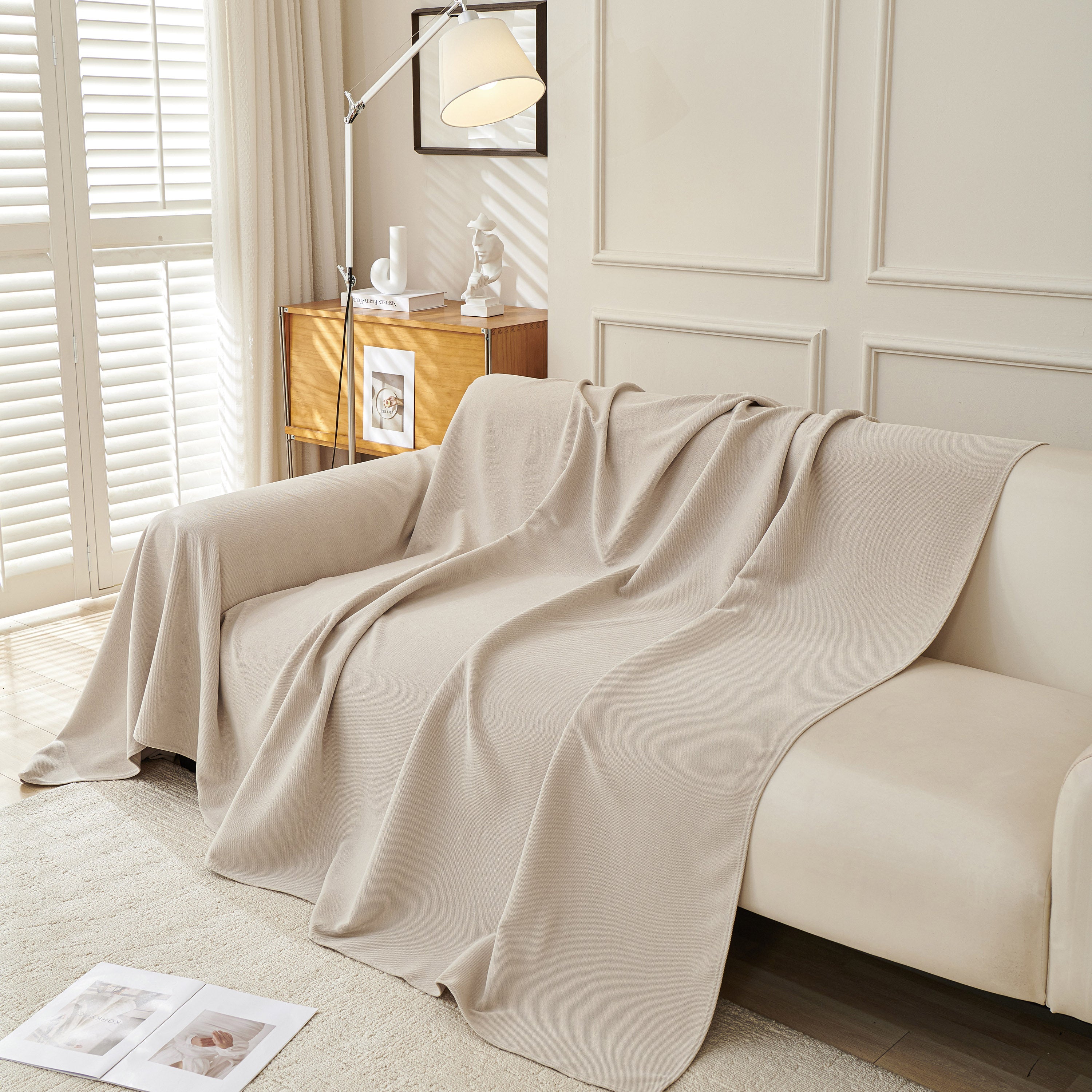 Waterproof Scratch Proof Sofa Protector Throw Blanket, Couch Cover for Pets & Kids - Image 28