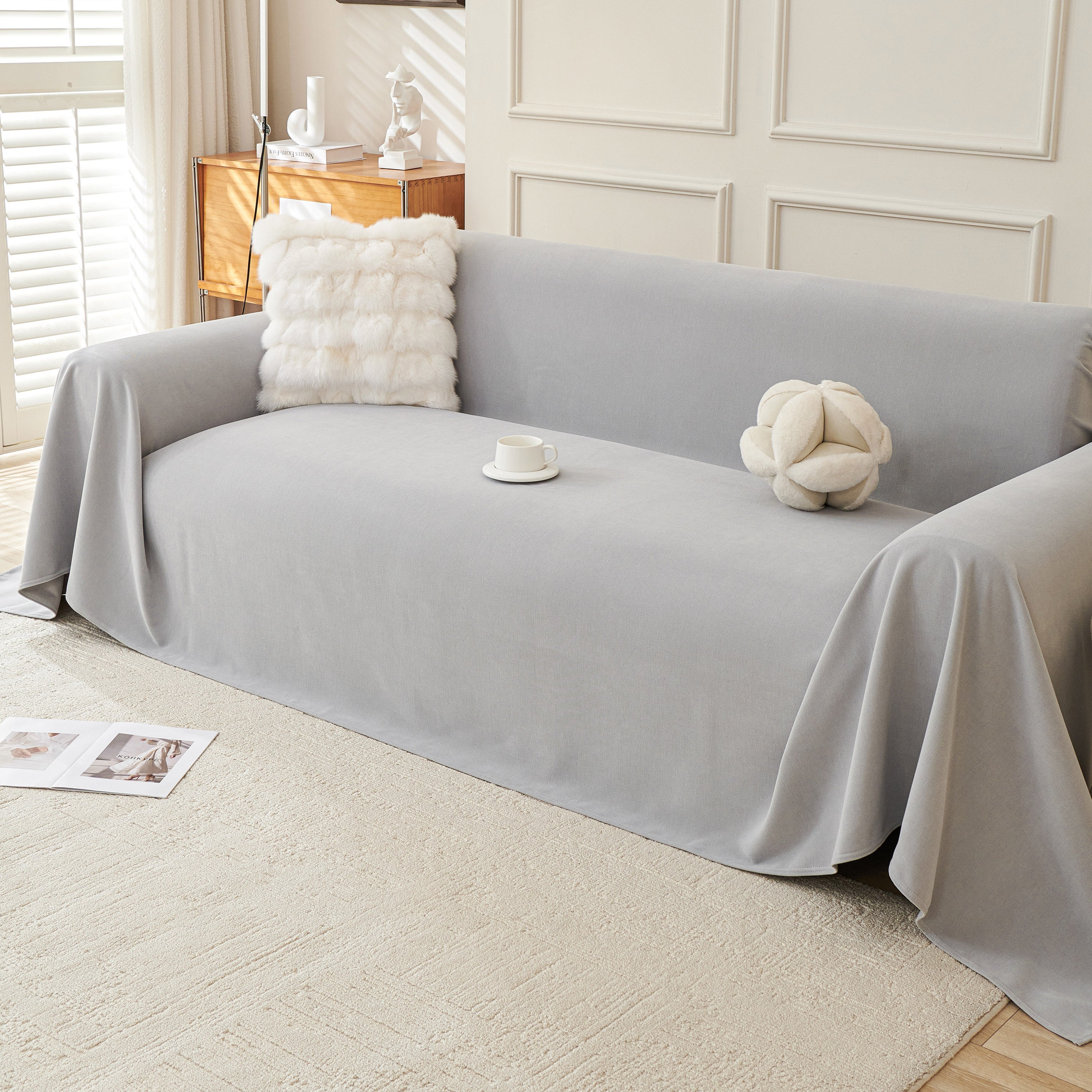 Waterproof Scratch Proof Sofa Protector Throw Blanket, Couch Cover for Pets & Kids - Image 32