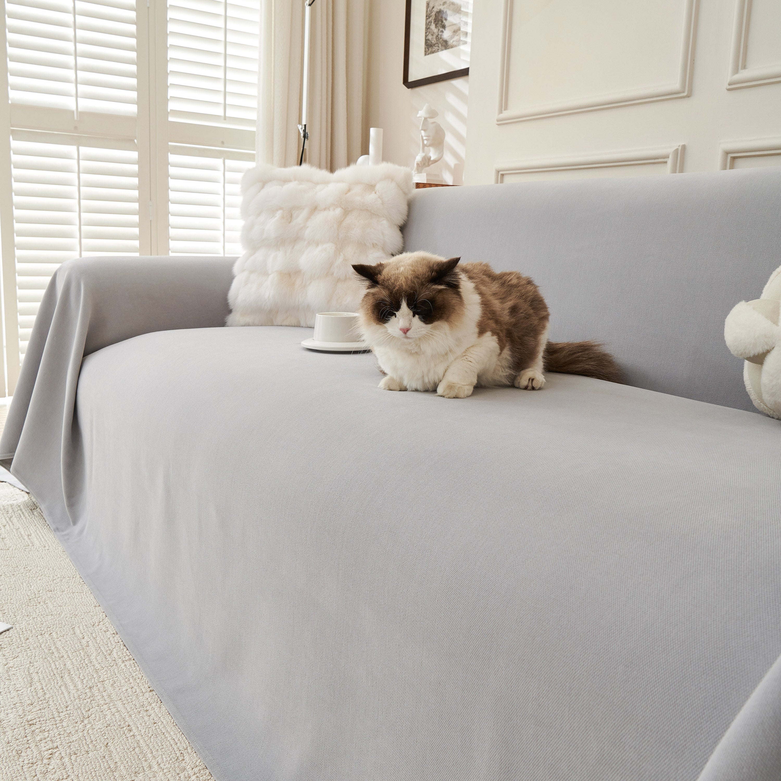 Waterproof Scratch Proof Sofa Protector Throw Blanket, Couch Cover for Pets & Kids - Image 50