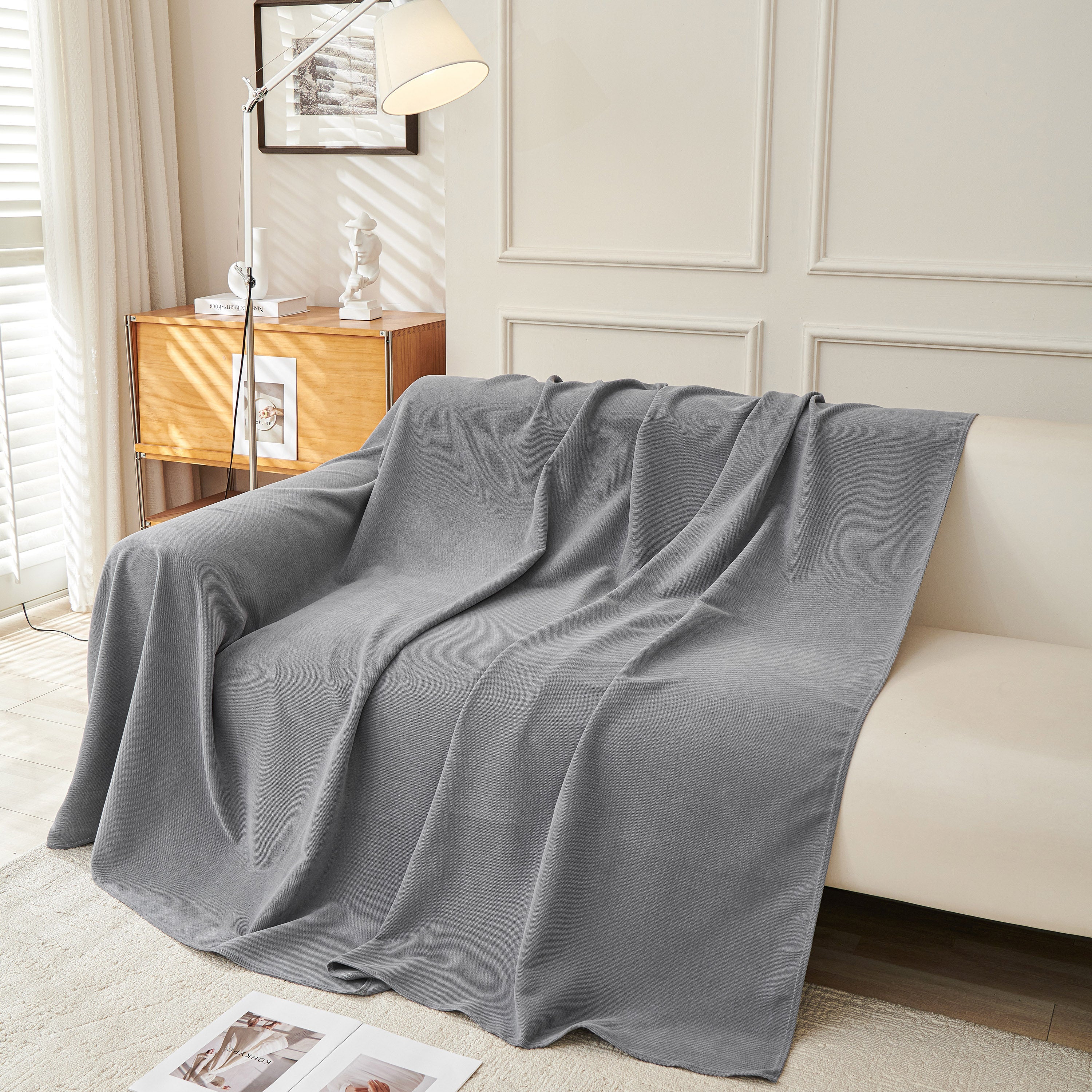 Waterproof Scratch Proof Sofa Protector Throw Blanket, Couch Cover for Pets & Kids - Image 77