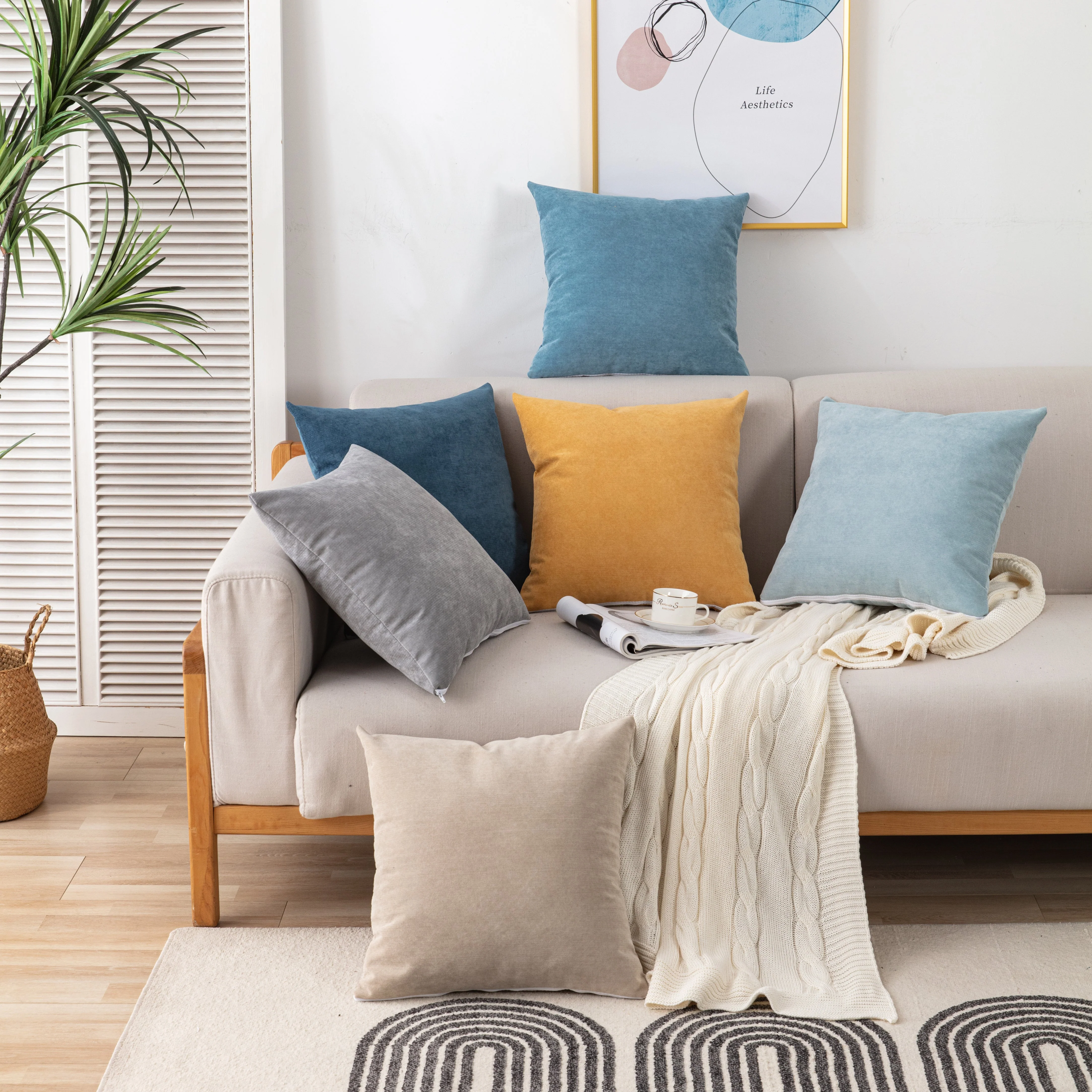 Waterproof Scratch-Resistant Furniture Covers for Pets, Non-Slip Couch Cover Throw - Image 18
