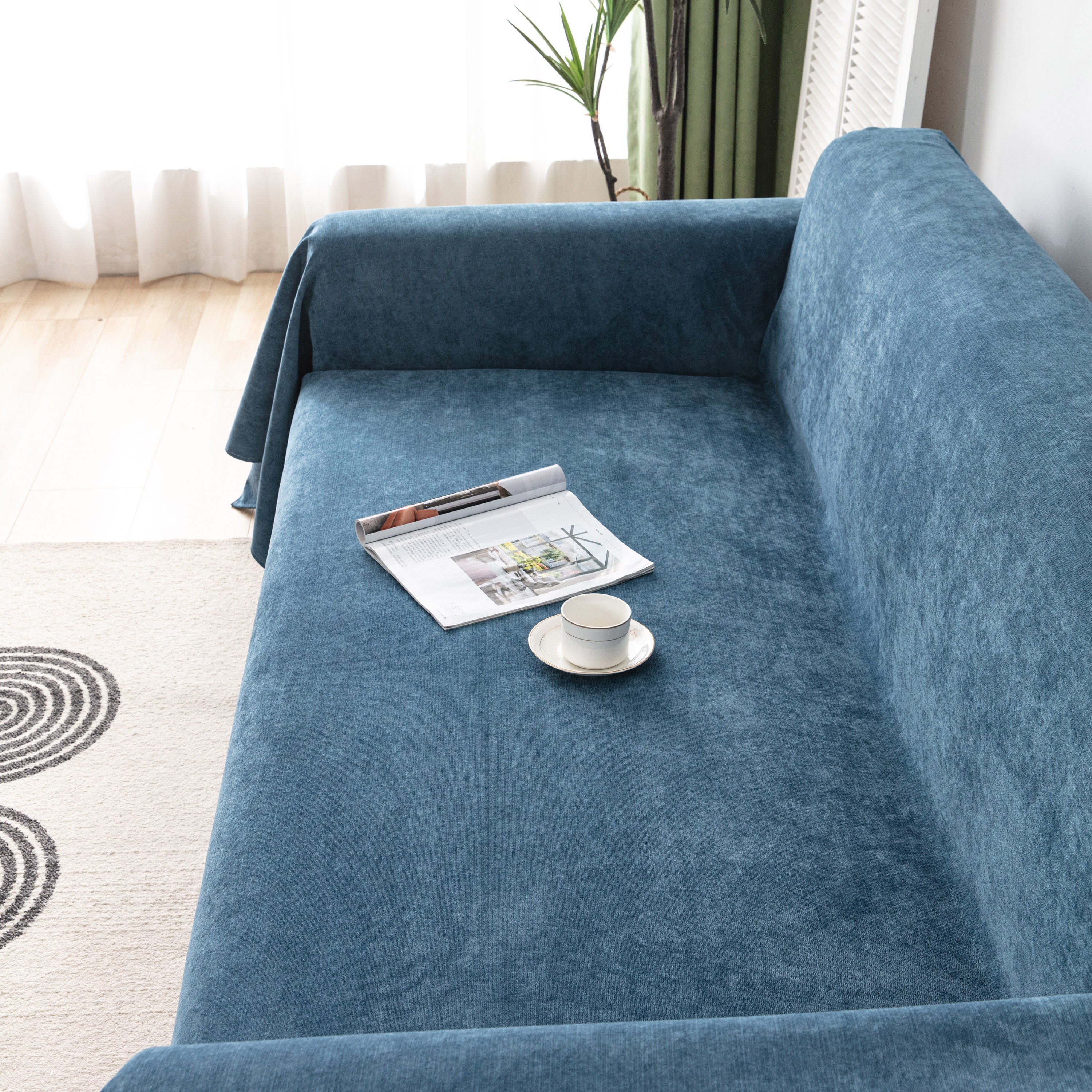 Waterproof Scratch-Resistant Furniture Covers for Pets, Non-Slip Couch Cover Throw - Image 24