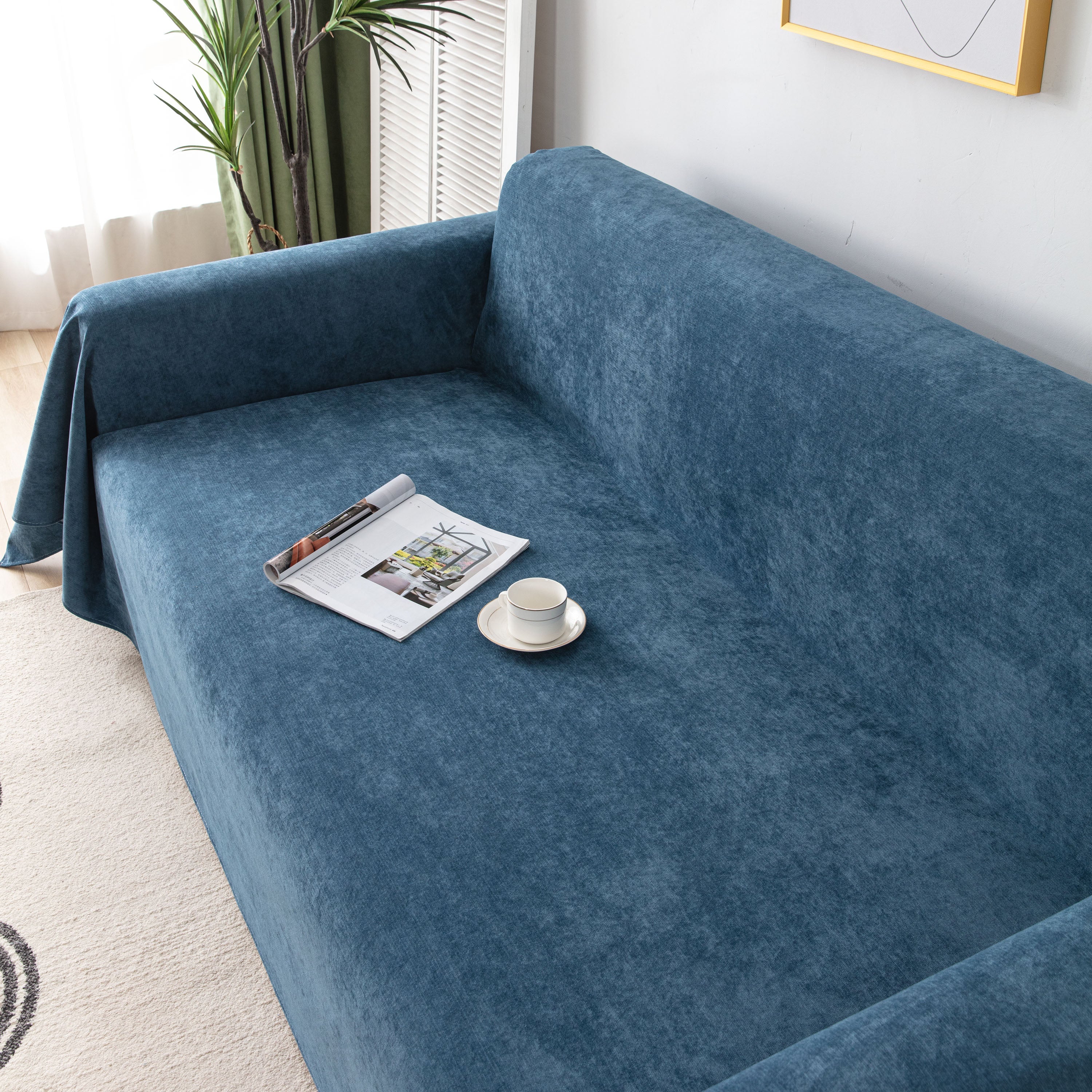 Waterproof Scratch-Resistant Furniture Covers for Pets, Non-Slip Couch Cover Throw - Image 31
