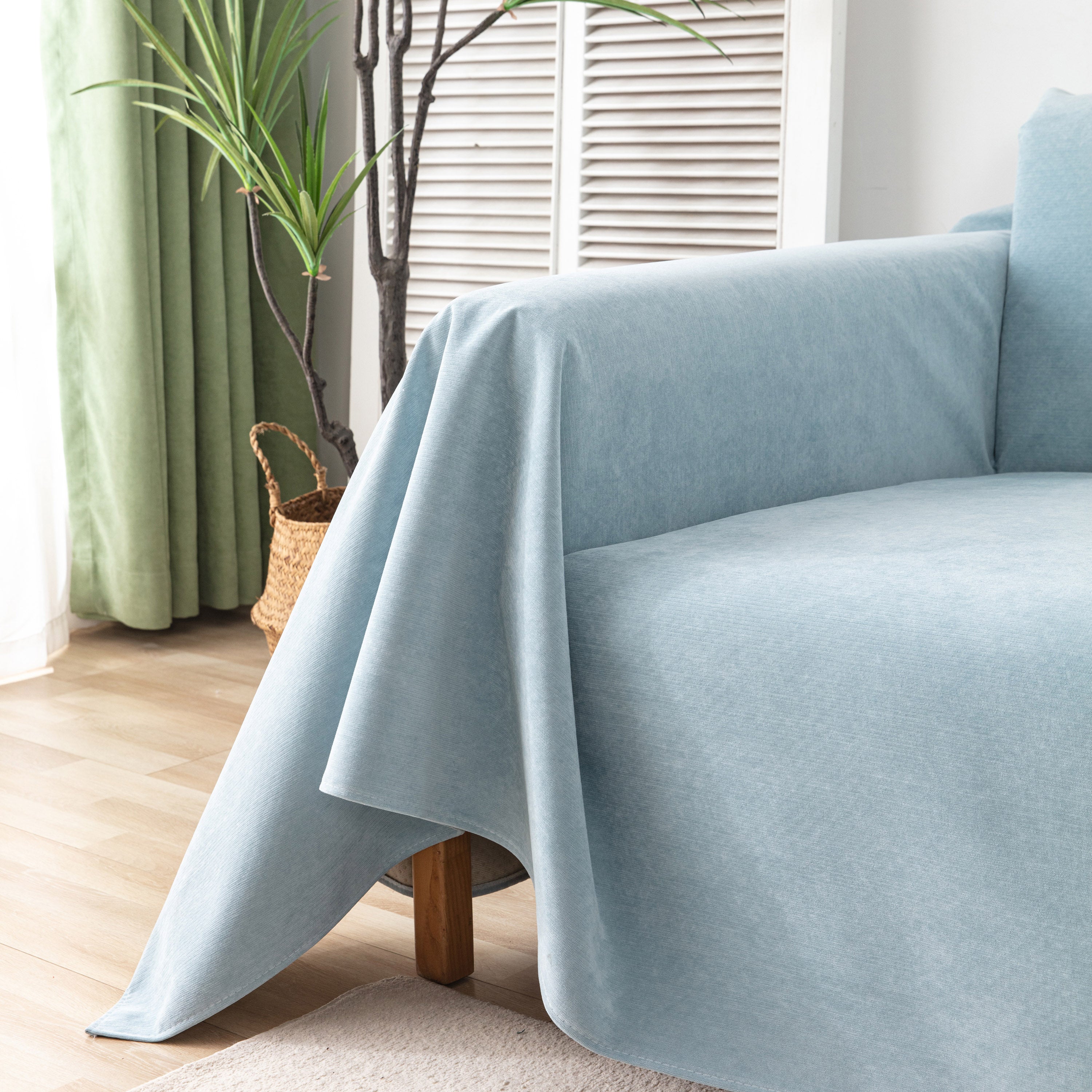 Waterproof Scratch-Resistant Furniture Covers for Pets, Non-Slip Couch Cover Throw - Image 42