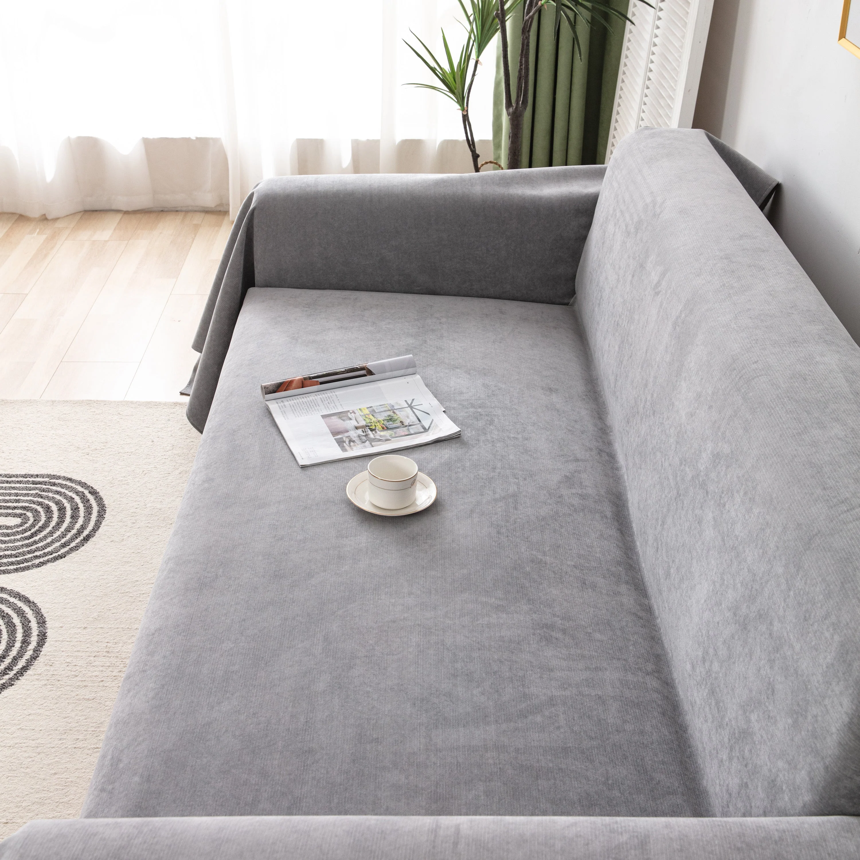 Waterproof Scratch-Resistant Furniture Covers for Pets, Non-Slip Couch Cover Throw - Image 5