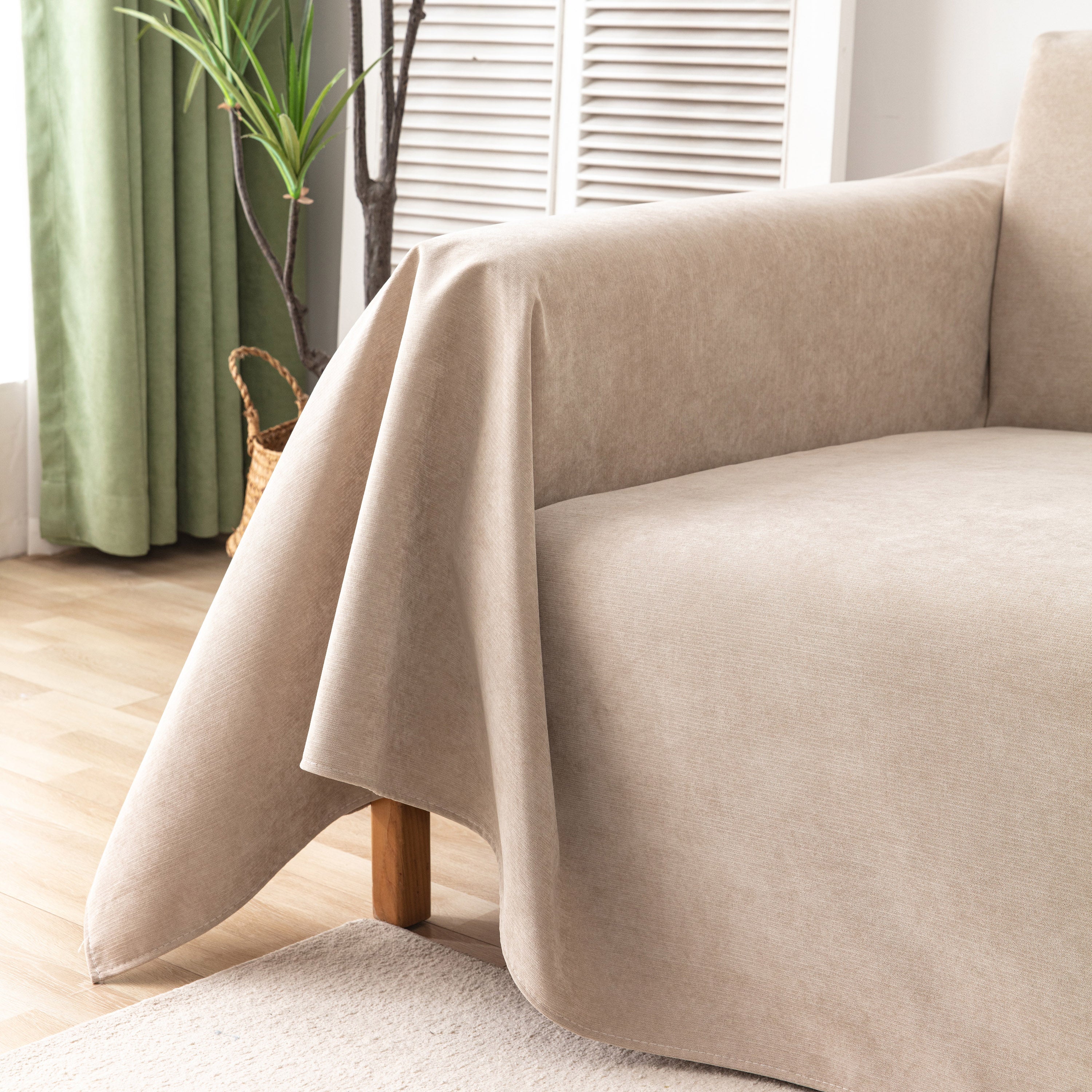 Waterproof Scratch-Resistant Furniture Covers for Pets, Non-Slip Couch Cover Throw - Image 55