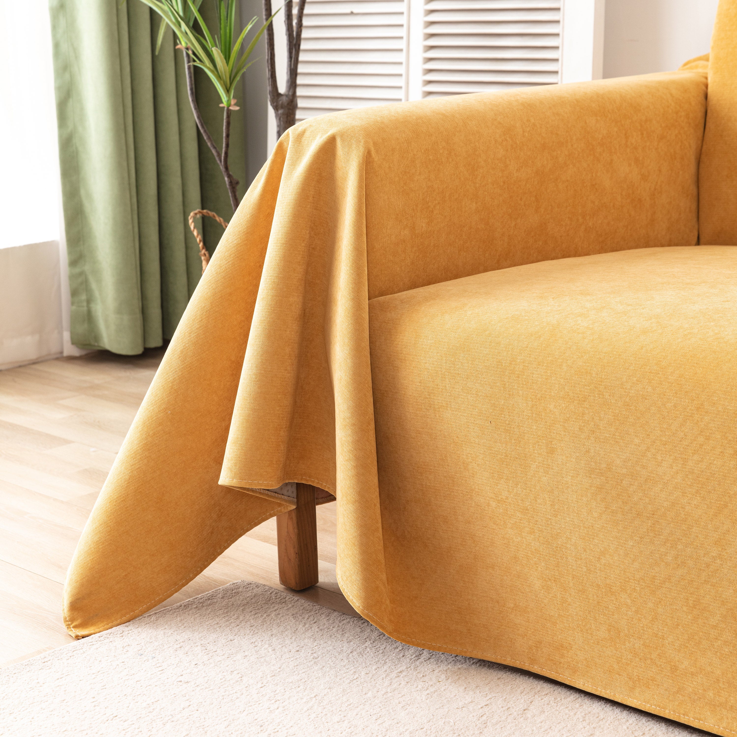 Waterproof Scratch-Resistant Furniture Covers for Pets, Non-Slip Couch Cover Throw - Image 68