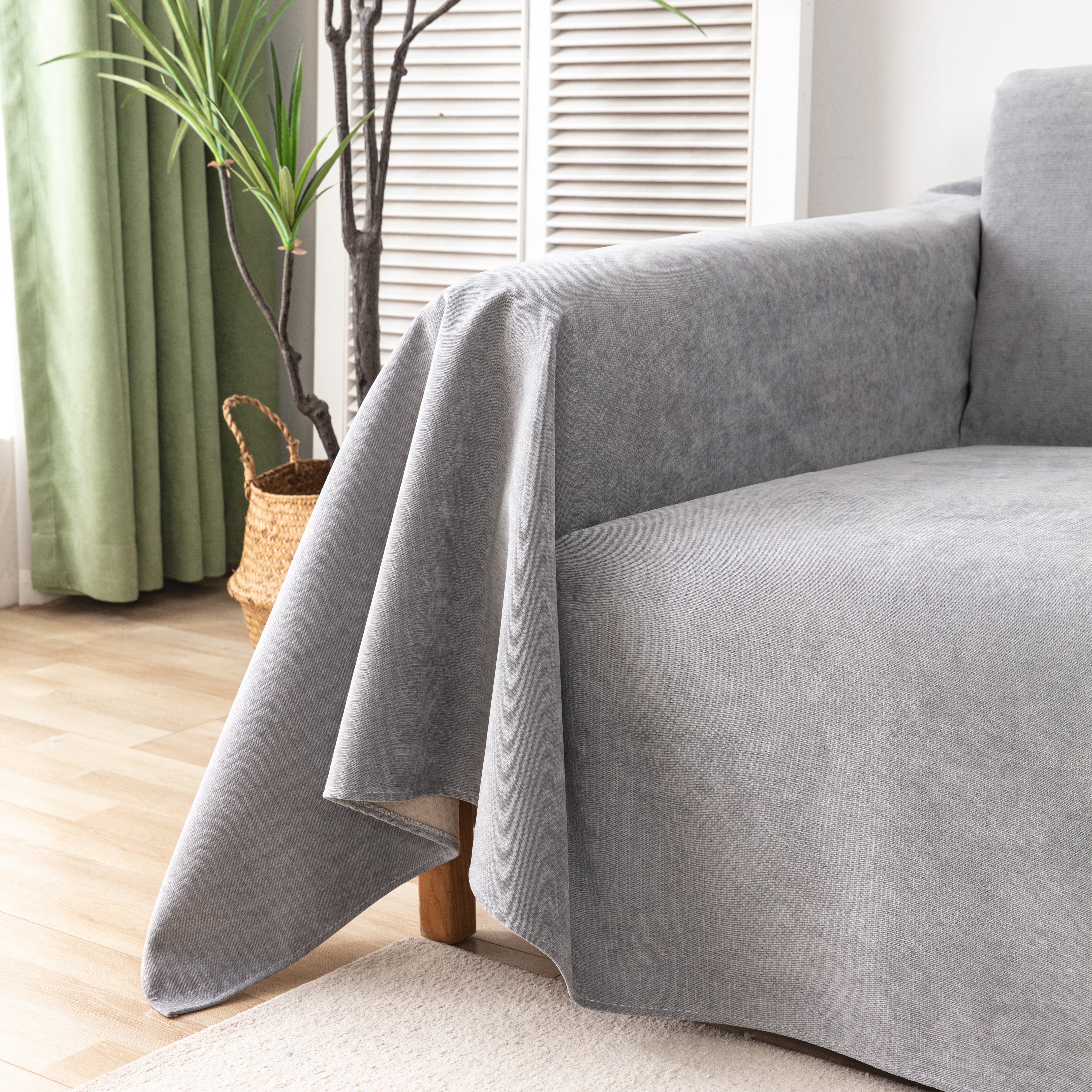 Waterproof Scratch-Resistant Furniture Covers for Pets, Non-Slip Couch Cover Throw - Image 9